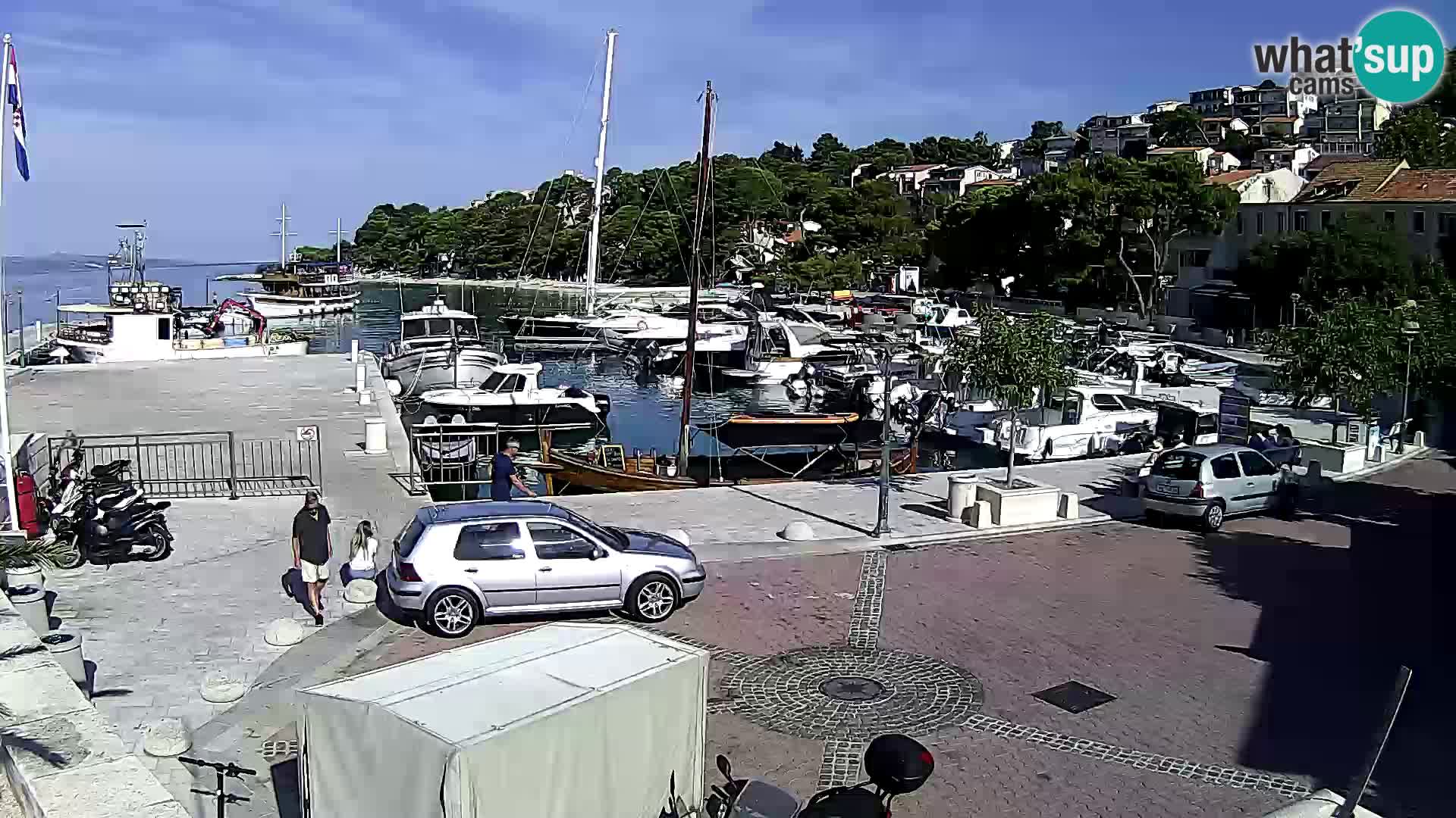Brela Live webcam – marina – Dalmatia – Croatia