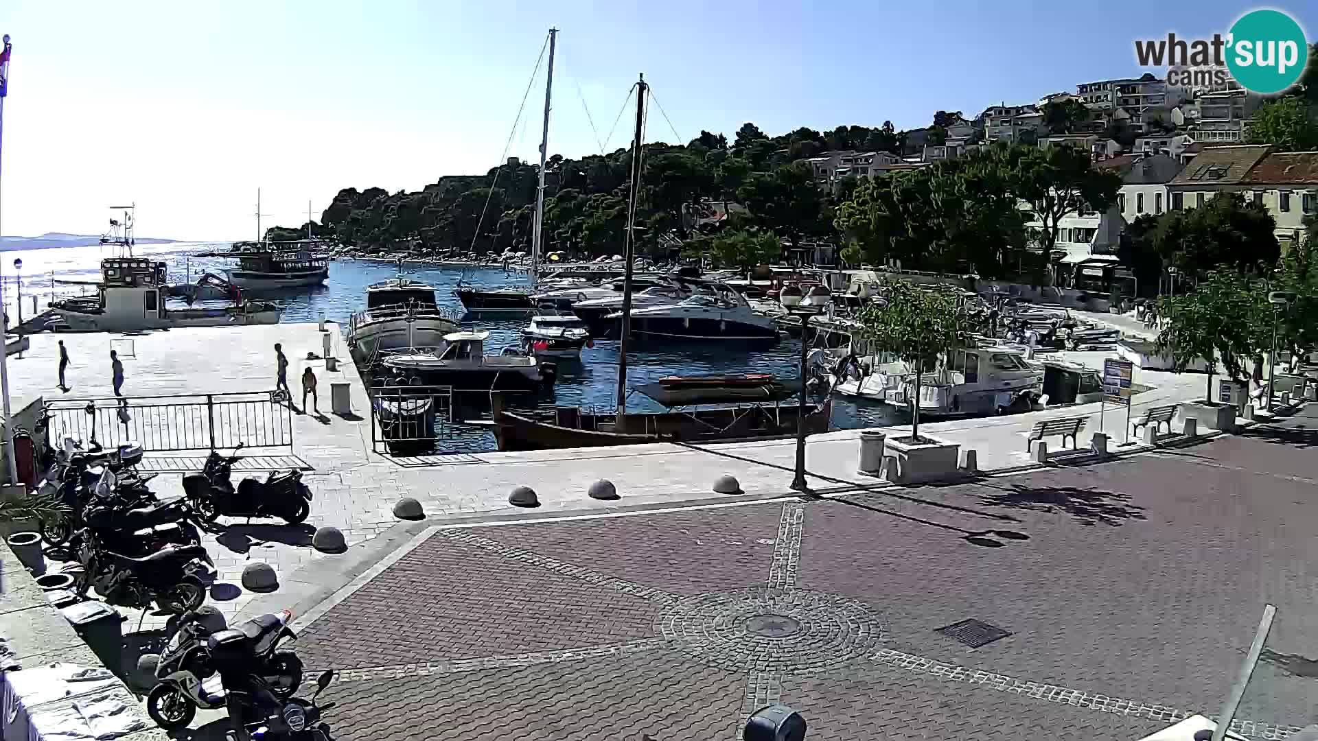 Brela Live webcam – marina – Dalmatia – Croatia