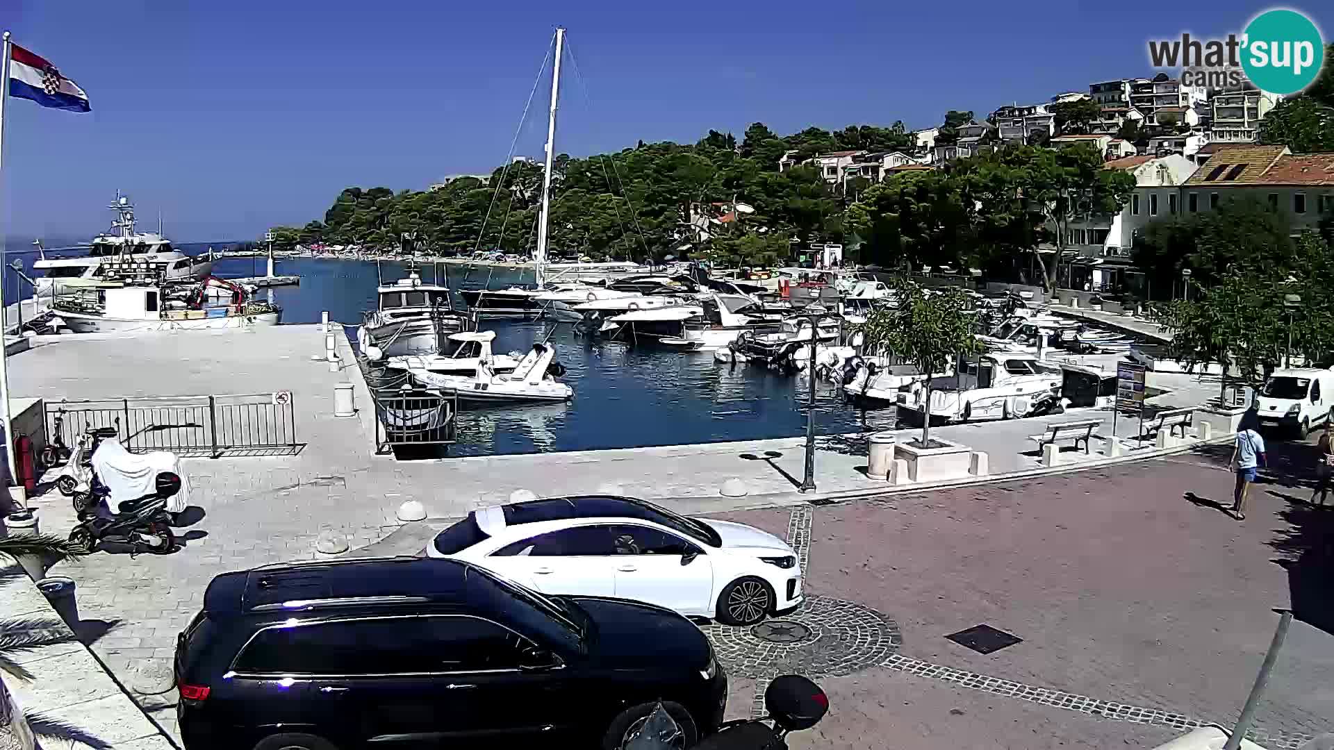 Brela web kamera – porat – Dalmacija