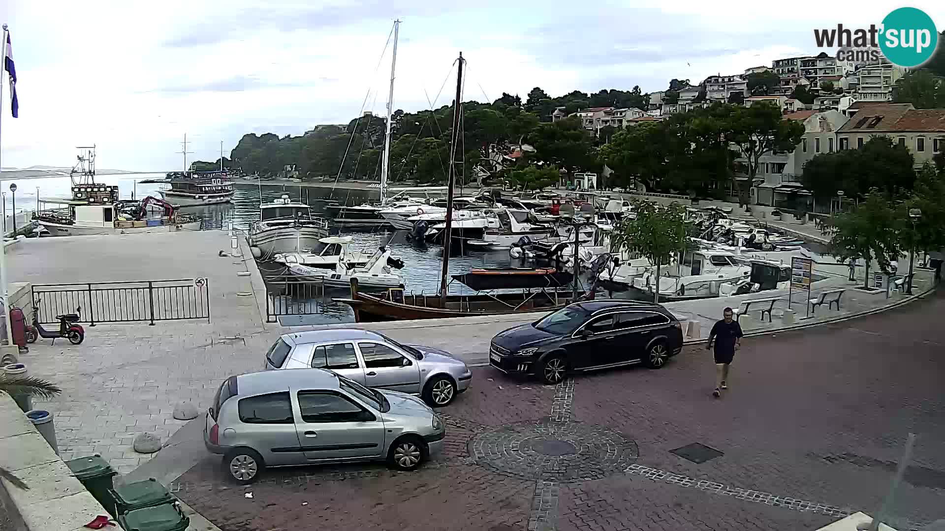 Brela Live webcam – marina – Dalmatia – Croatia