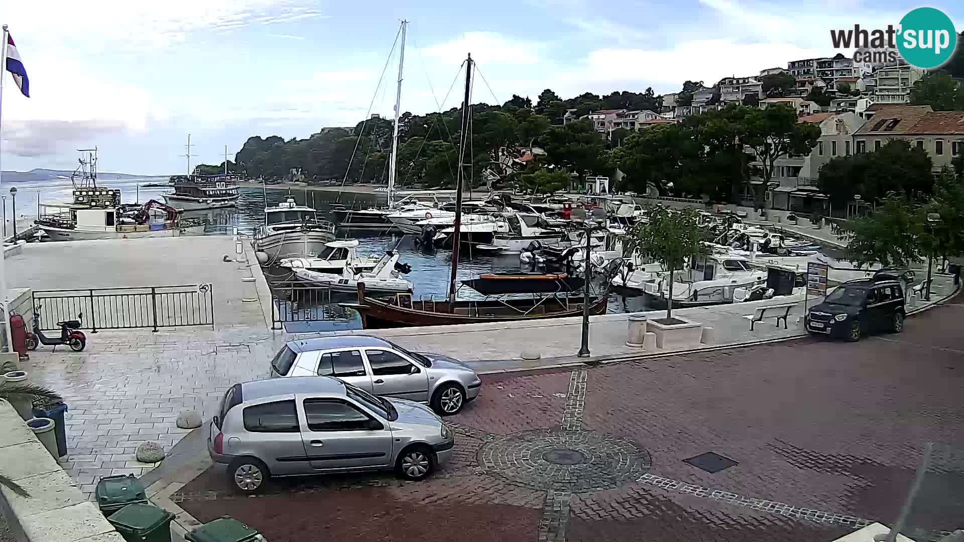 Brela Live webcam – marina – Dalmatia – Croatia