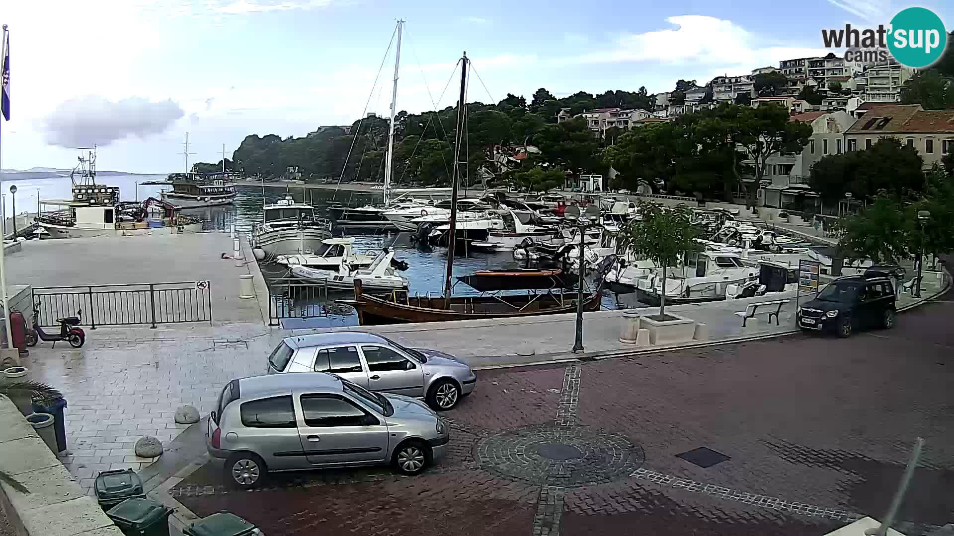 Brela Live webcam – marina – Dalmatia – Croatia
