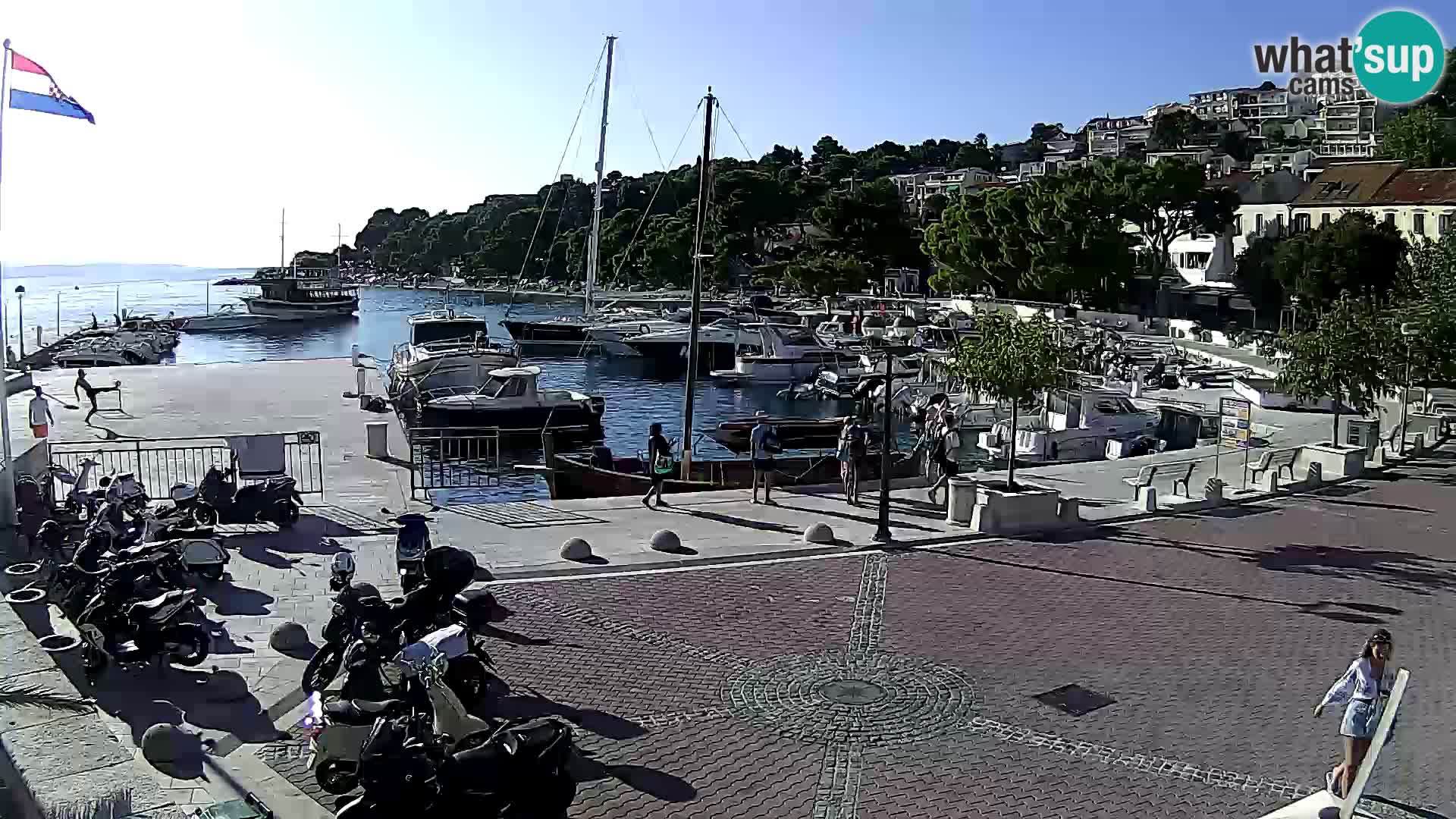Brela web kamera – porat – Dalmacija