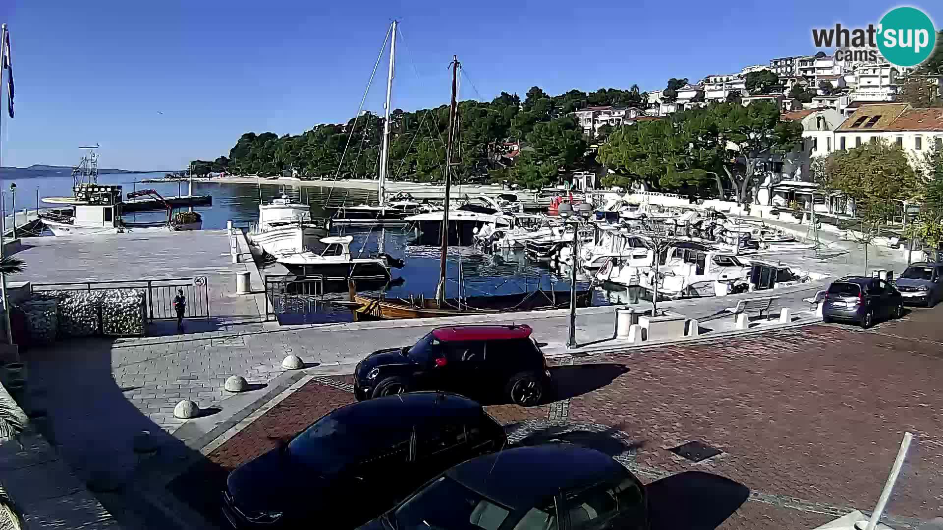 Brela web kamera – porat – Dalmacija