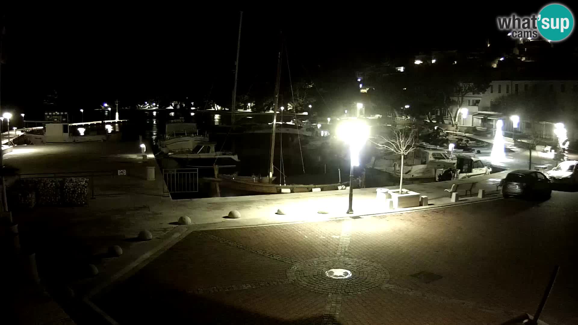 Brela web kamera – porat – Dalmacija