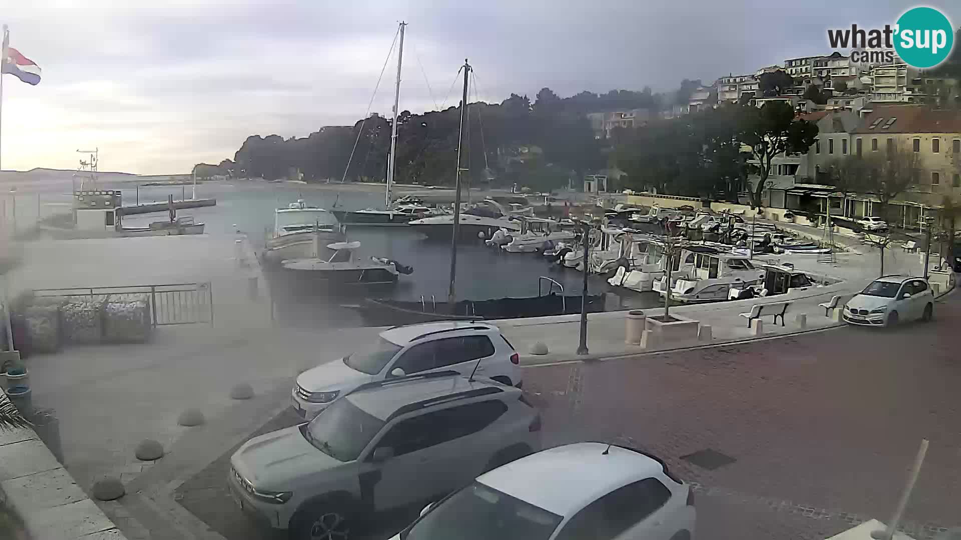 Brela Live webcam – marina – Dalmatia – Croatia