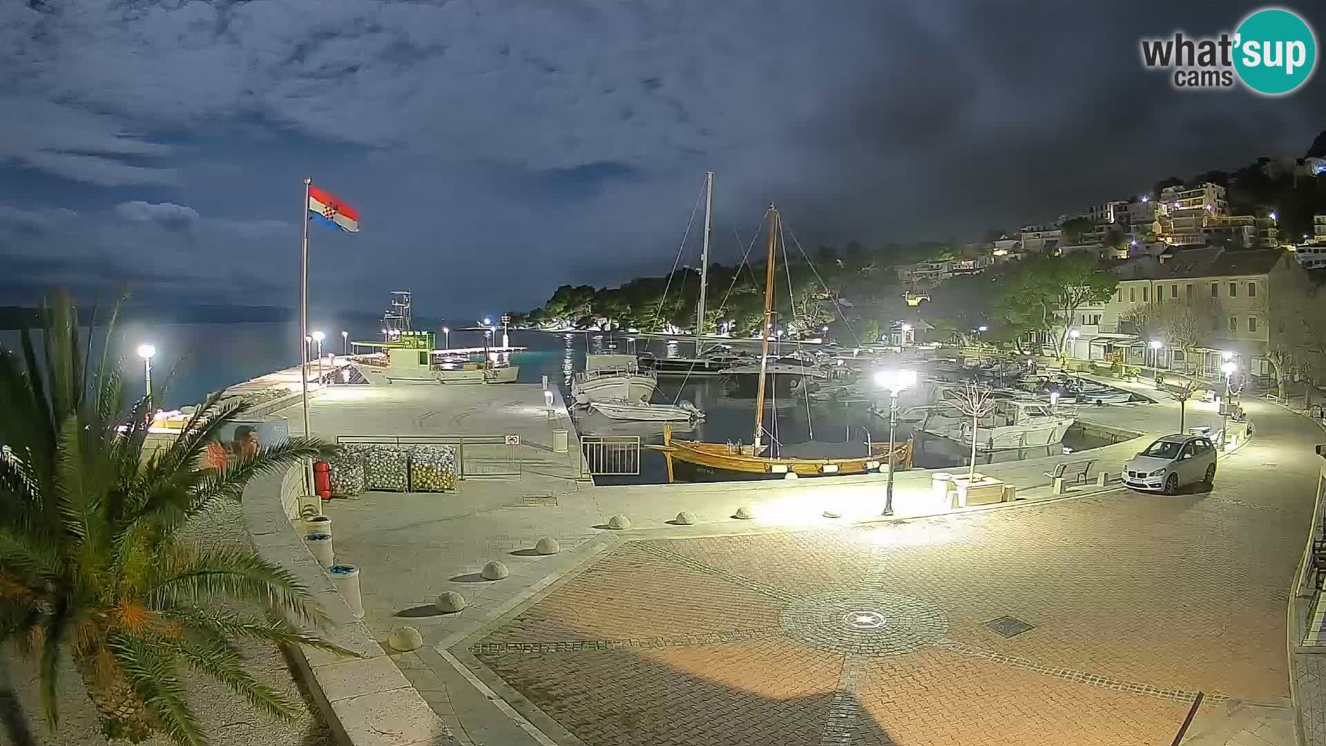 Brela web kamera – porat – Dalmacija