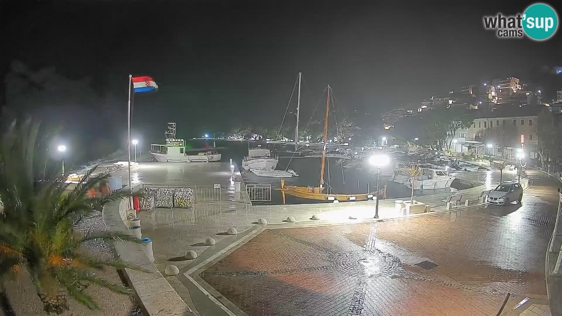 Brela Live webcam – marina – Dalmatia – Croatia