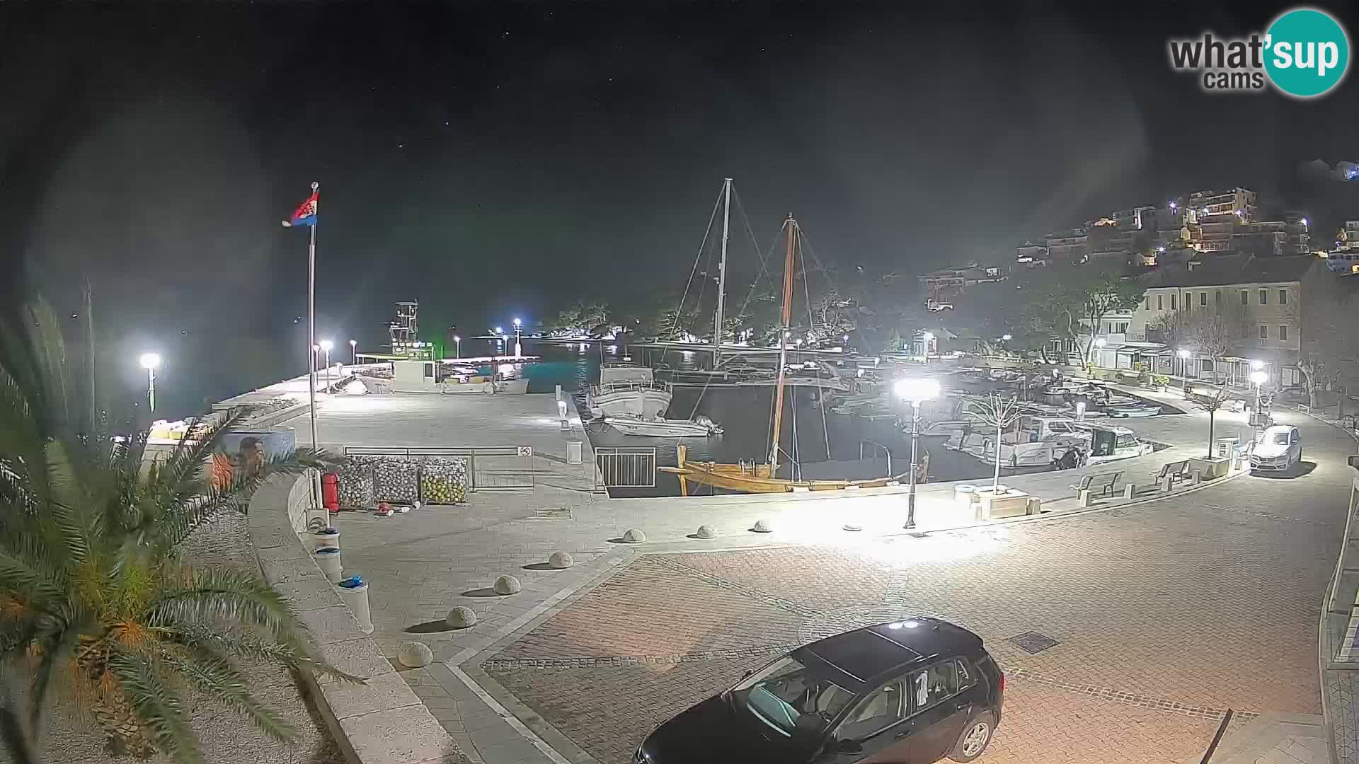 Brela web kamera – porat – Dalmacija