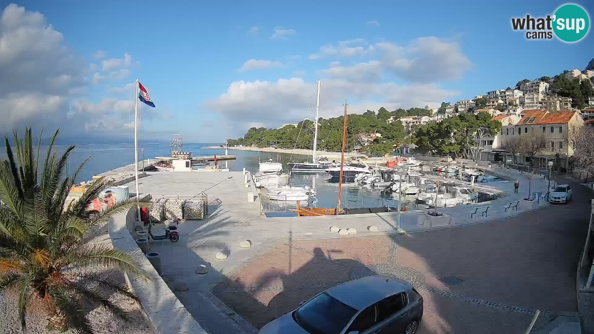 Brela web kamera – porat – Dalmacija