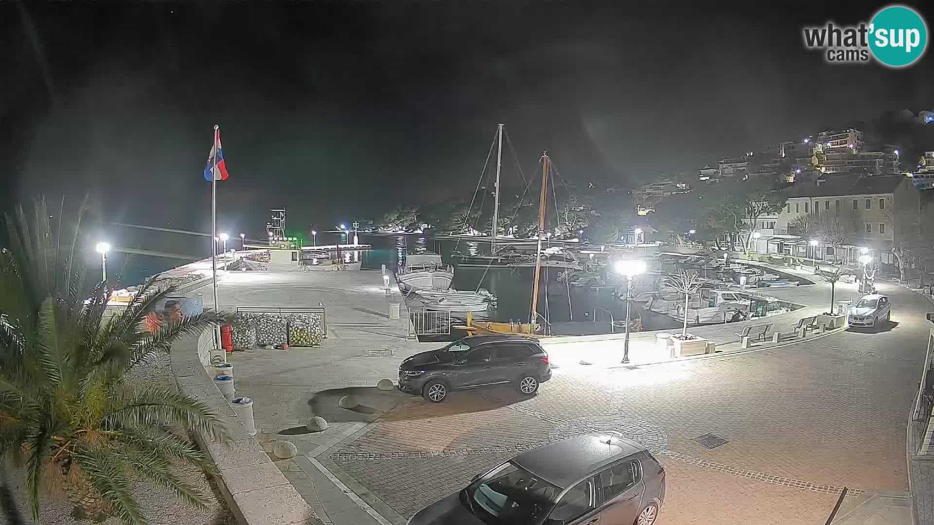 Brela Live webcam – marina – Dalmatia – Croatia