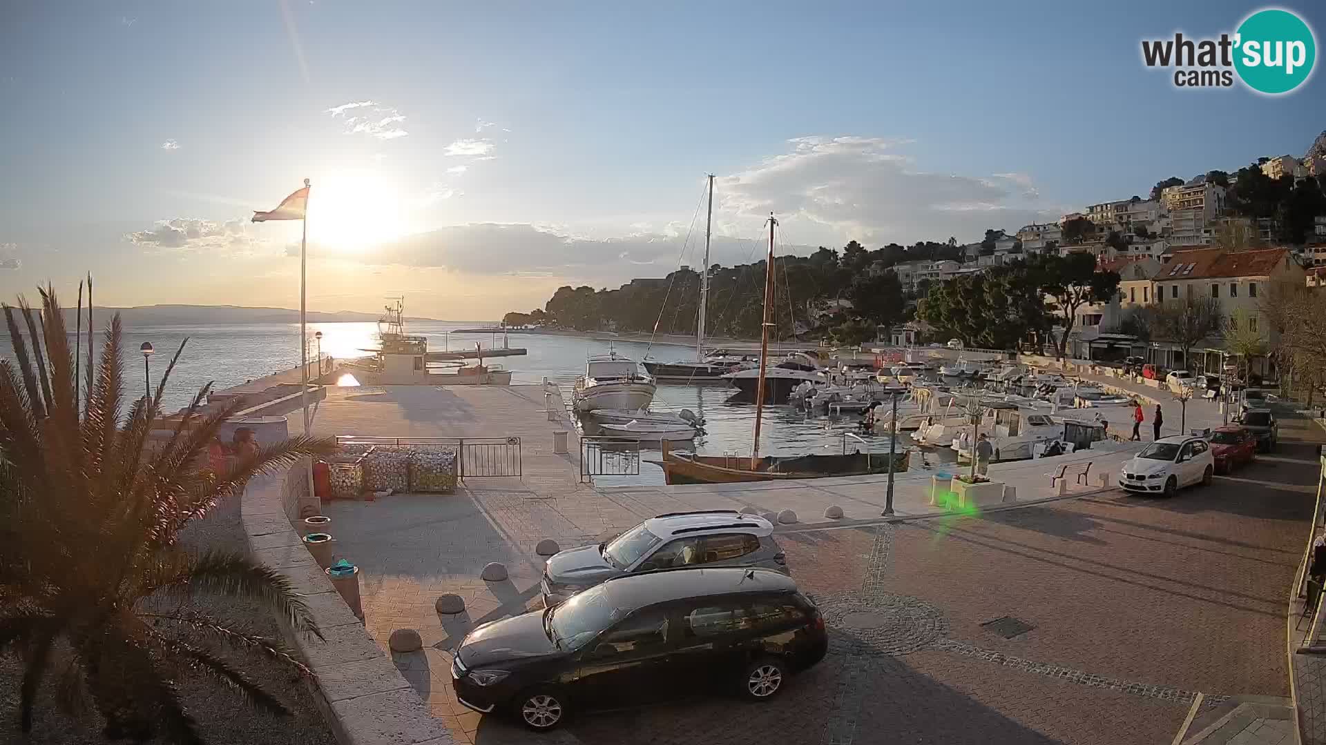 Brela web kamera – porat – Dalmacija