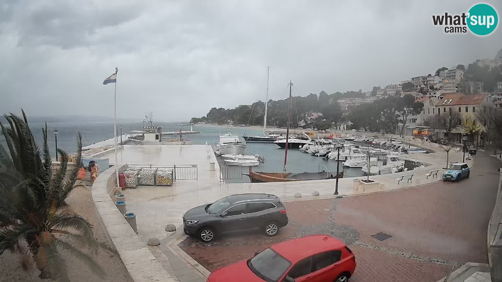 Brela Live webcam – marina – Dalmatia – Croatia