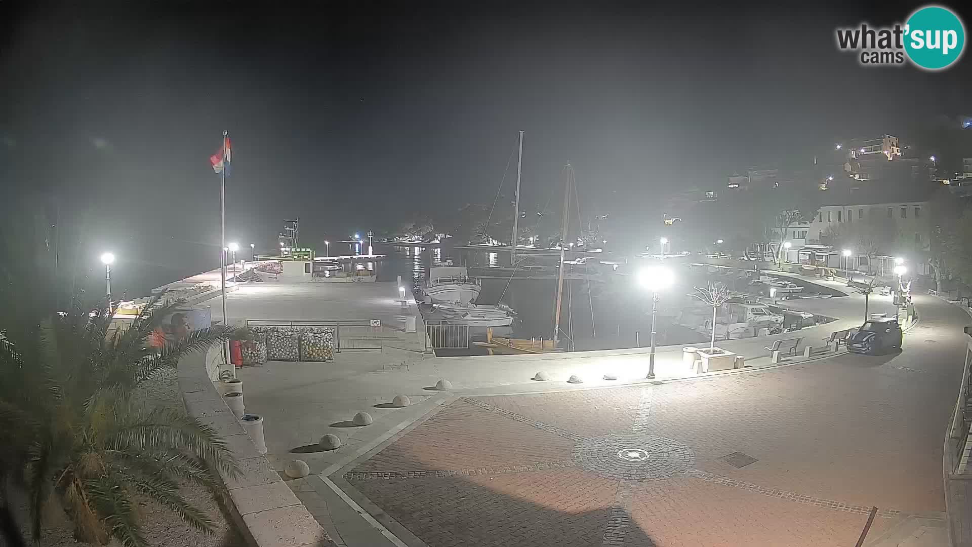 Brela Live webcam – marina – Dalmatia – Croatia