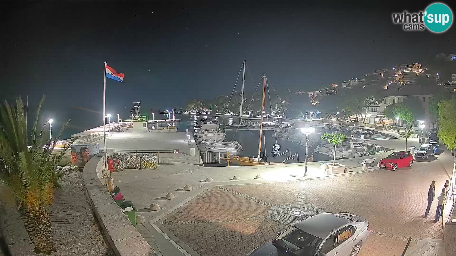 Brela Live webcam – marina – Dalmatia – Croatia