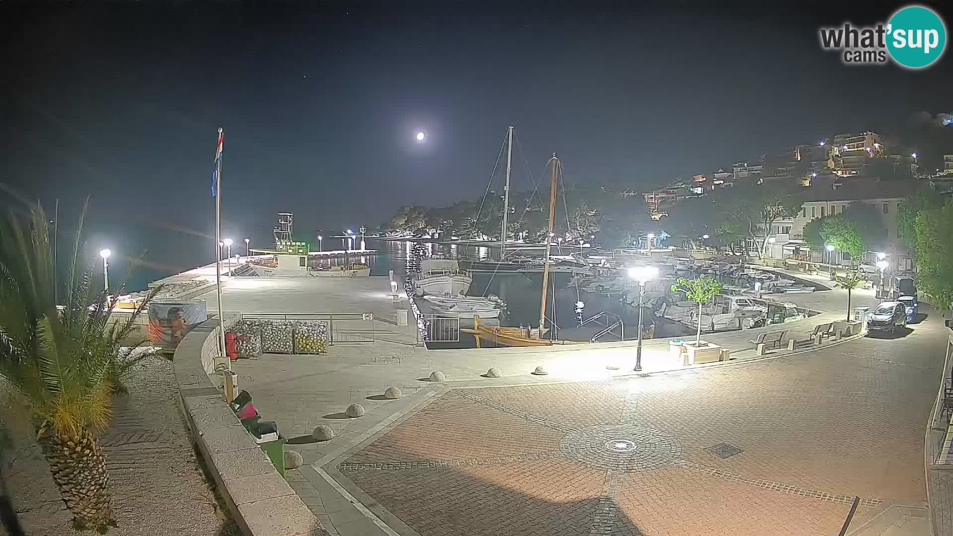 Brela web kamera – porat – Dalmacija