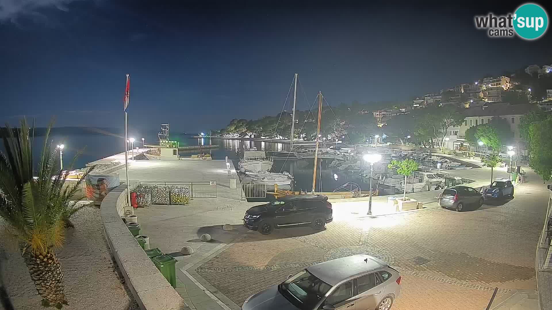 Brela Live webcam – marina – Dalmatia – Croatia