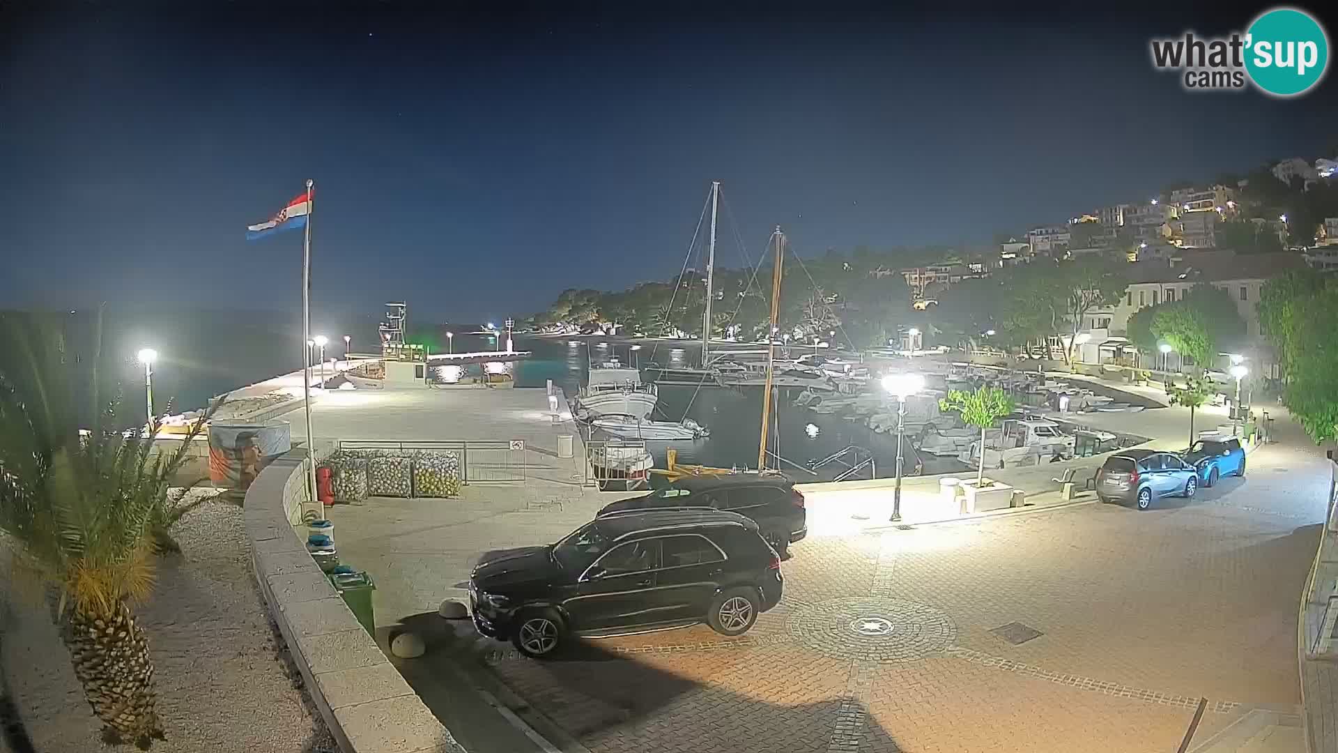 Brela web kamera – porat – Dalmacija