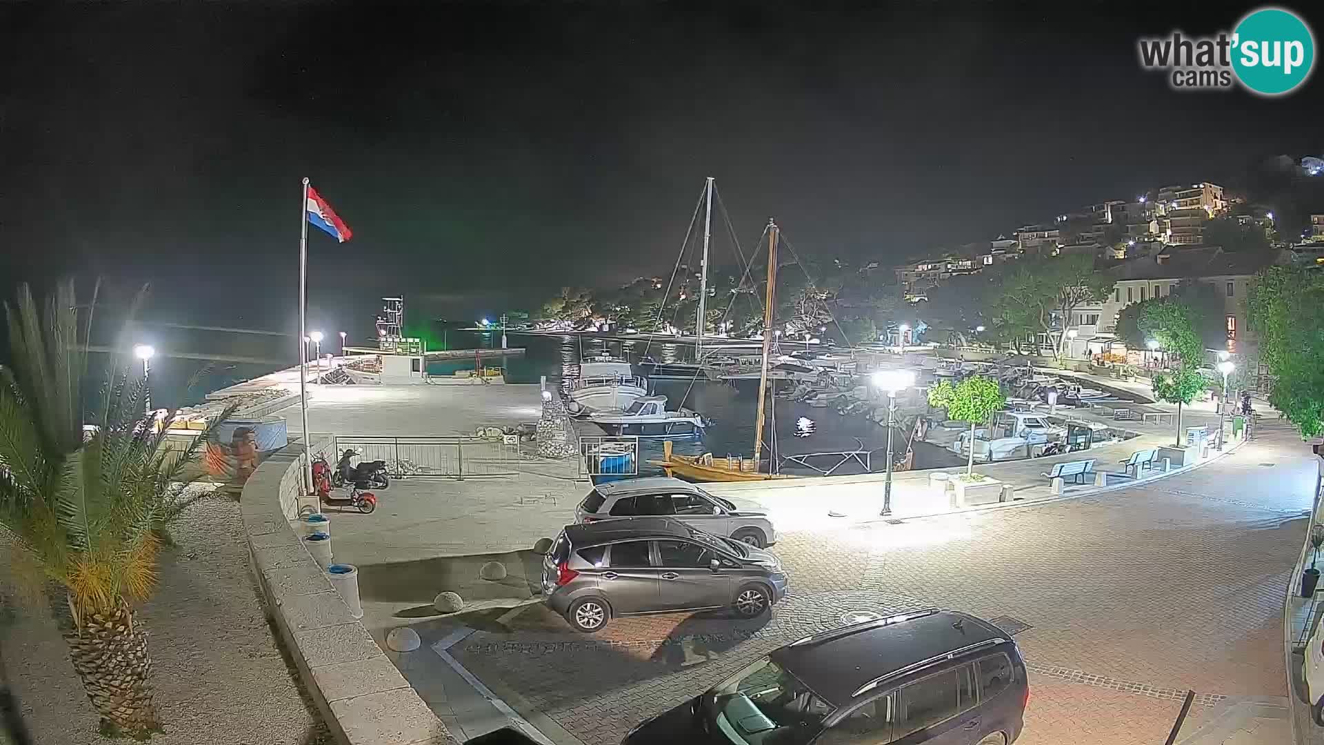 Brela Live webcam – marina – Dalmatia – Croatia