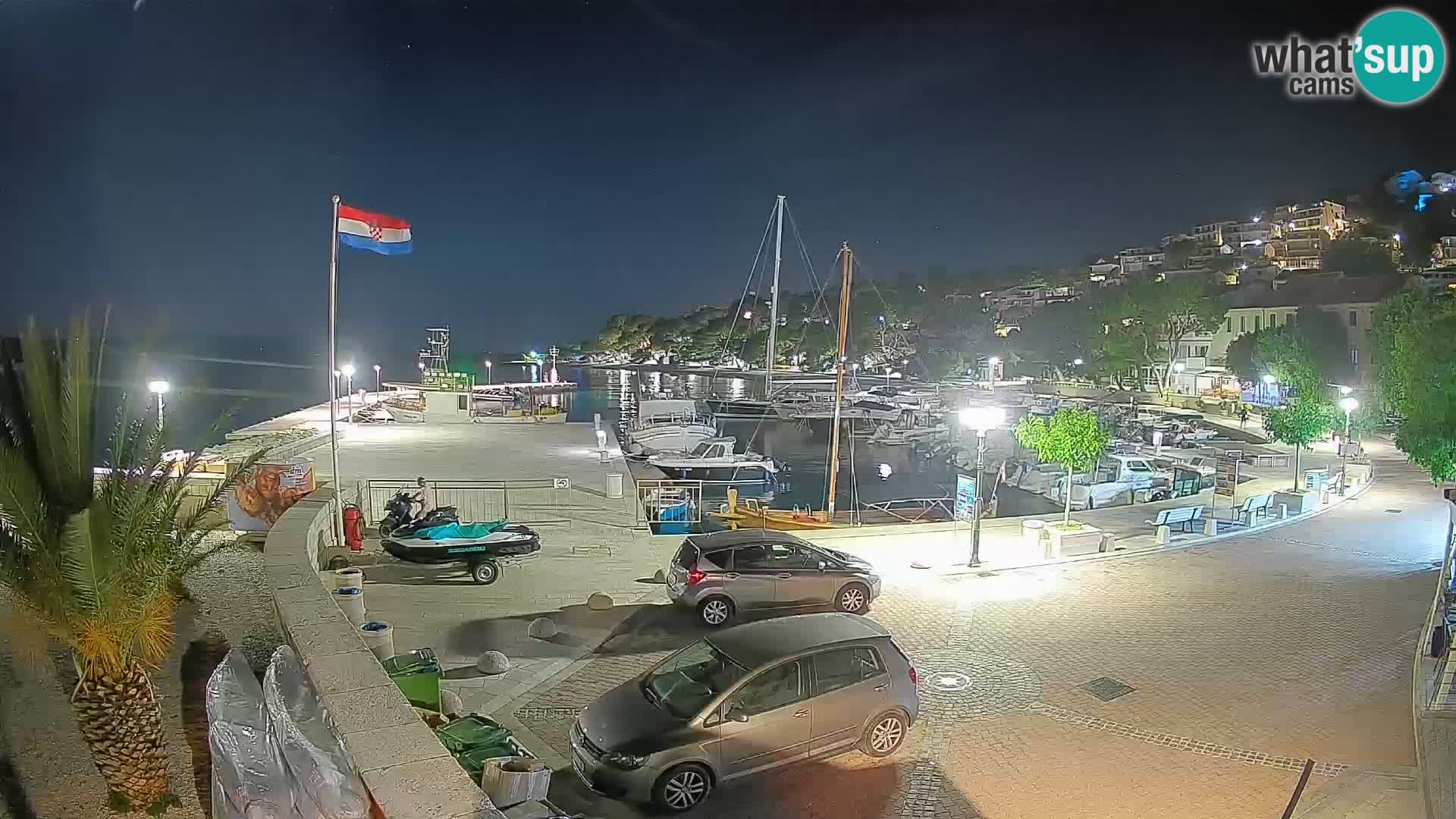 Brela Live webcam – marina – Dalmatia – Croatia