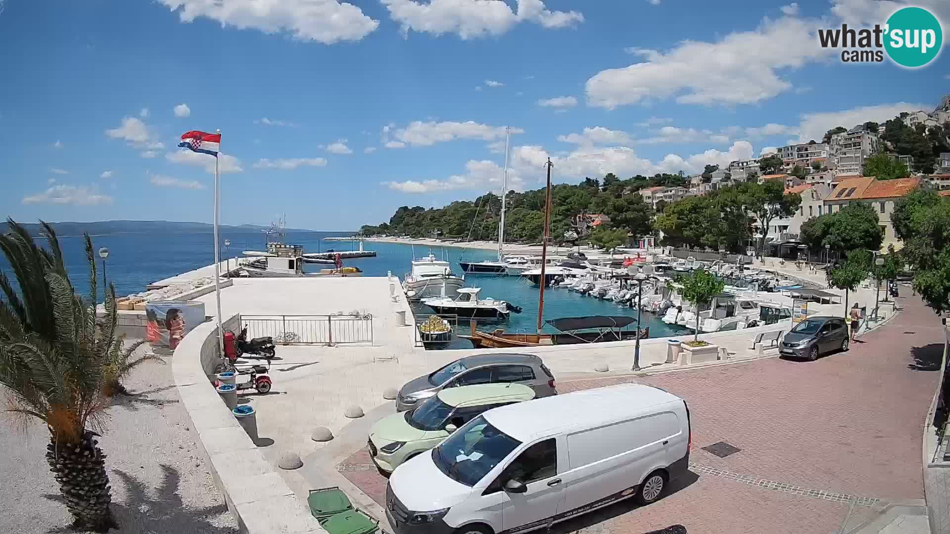 Brela web kamera – porat – Dalmacija