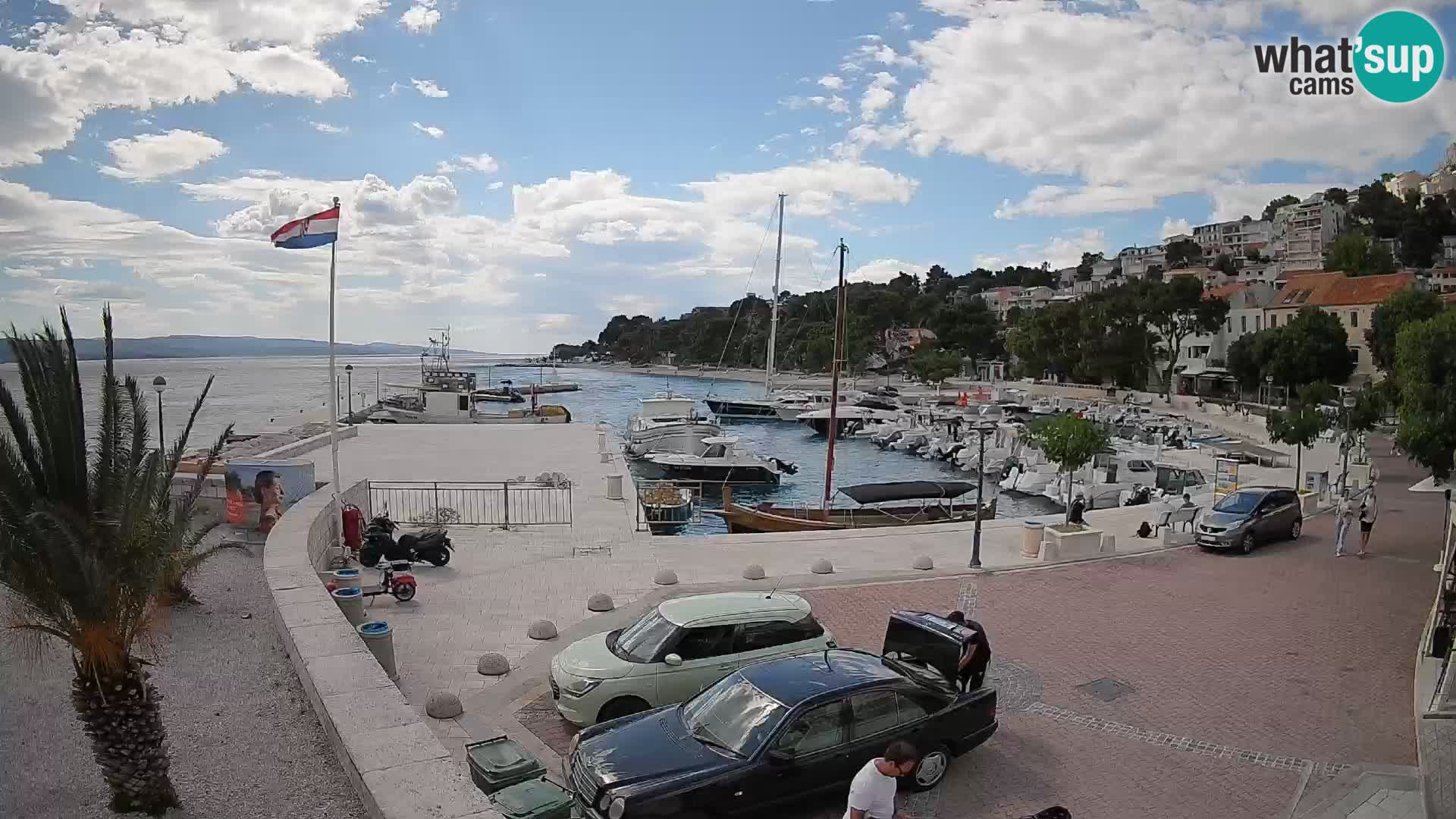 Brela web kamera – porat – Dalmacija
