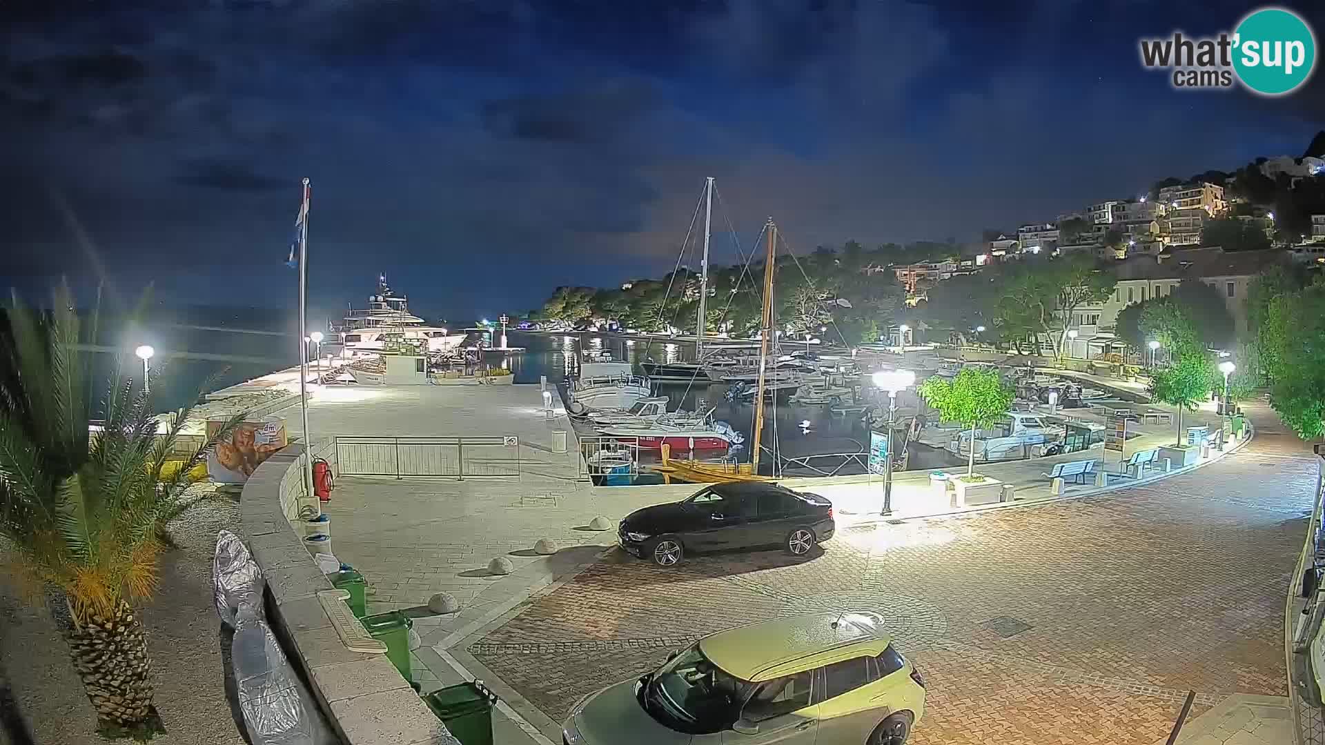 Brela Live webcam – marina – Dalmatia – Croatia