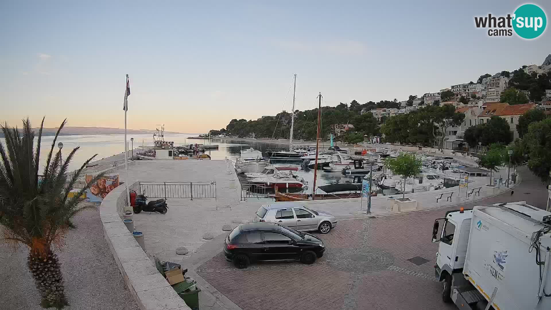 Brela Live webcam – marina – Dalmatia – Croatia
