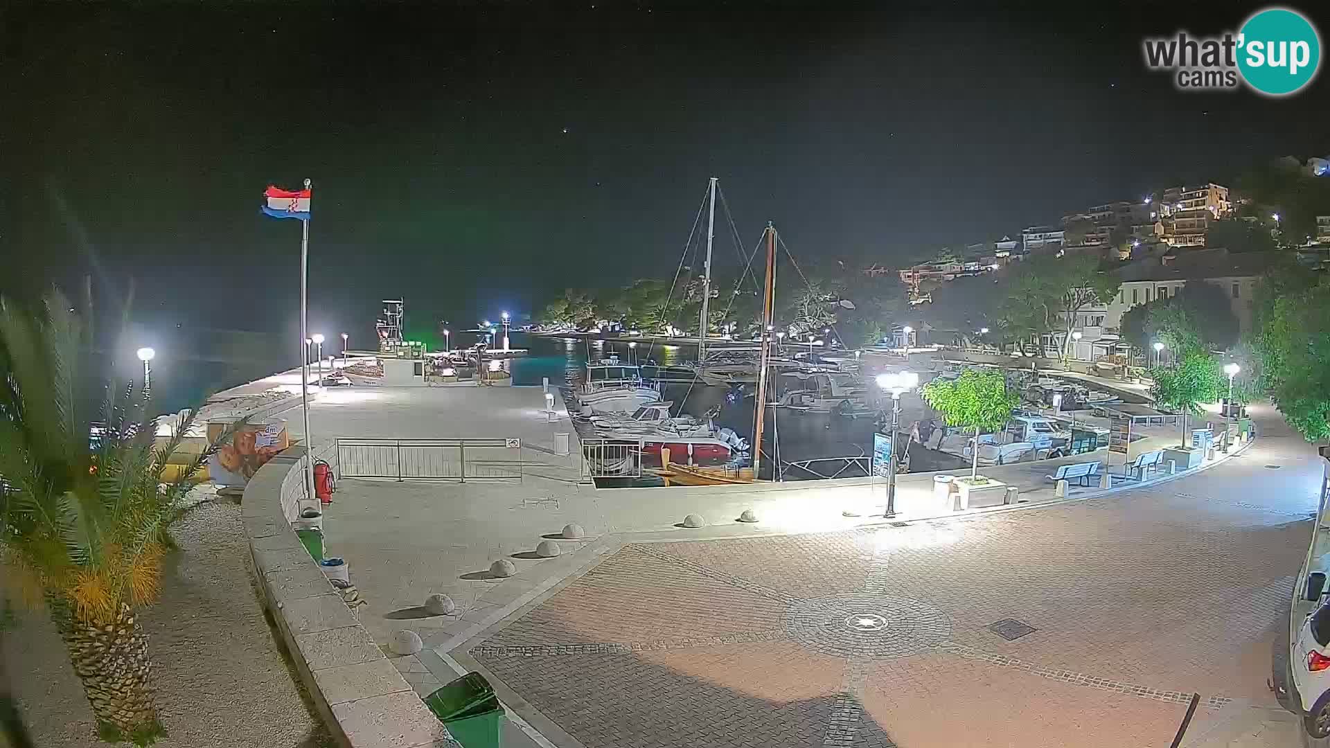 Brela Live webcam – marina – Dalmatia – Croatia