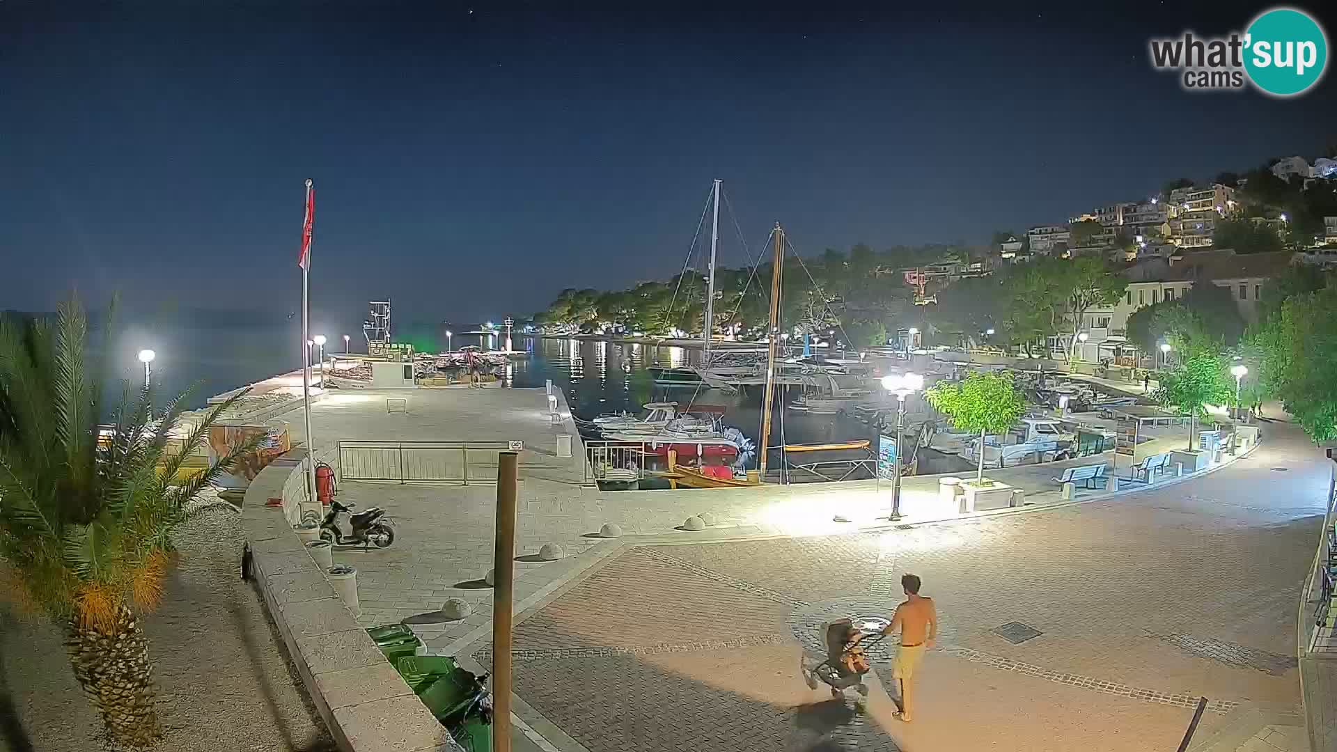 Brela Live webcam – marina – Dalmatia – Croatia