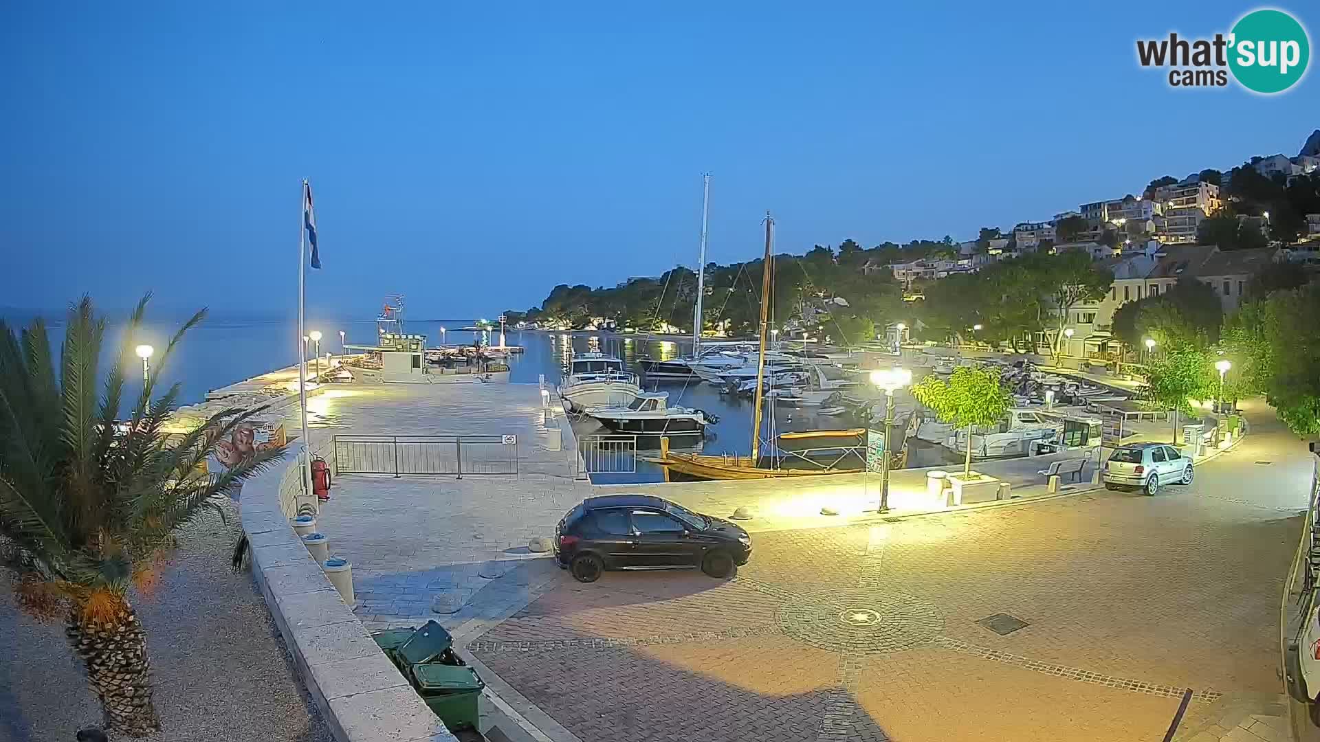 Brela Live webcam – marina – Dalmatia – Croatia
