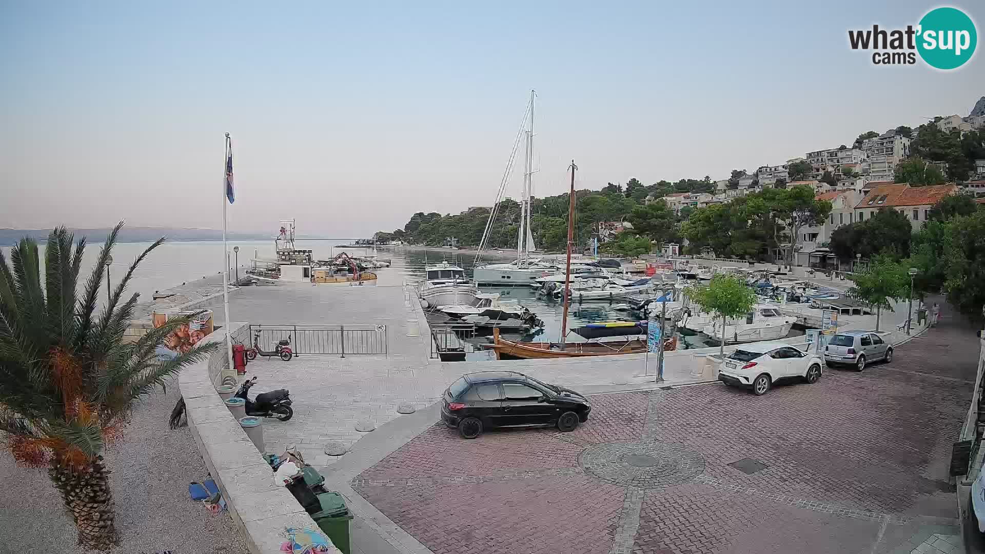 Brela Live webcam – marina – Dalmatia – Croatia