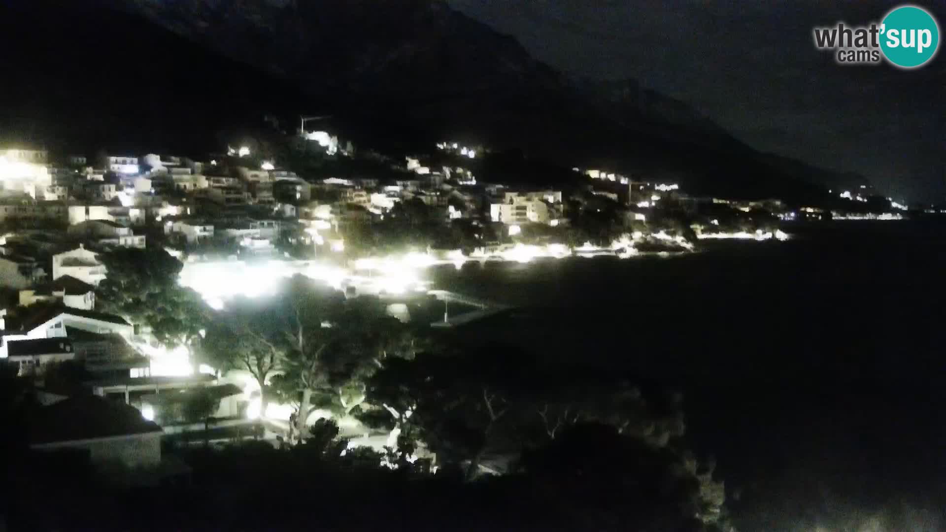 Live webcam Brela – Panorama