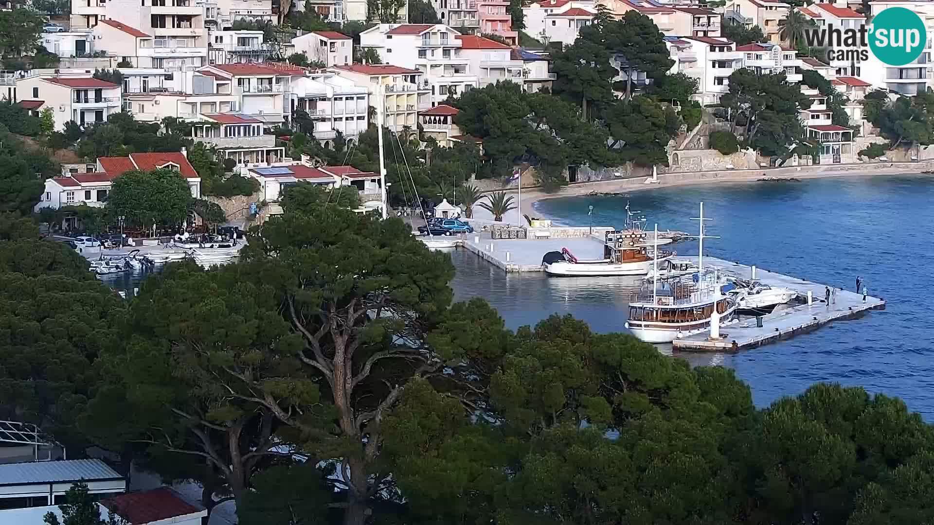 Live webcam Brela – Panorama