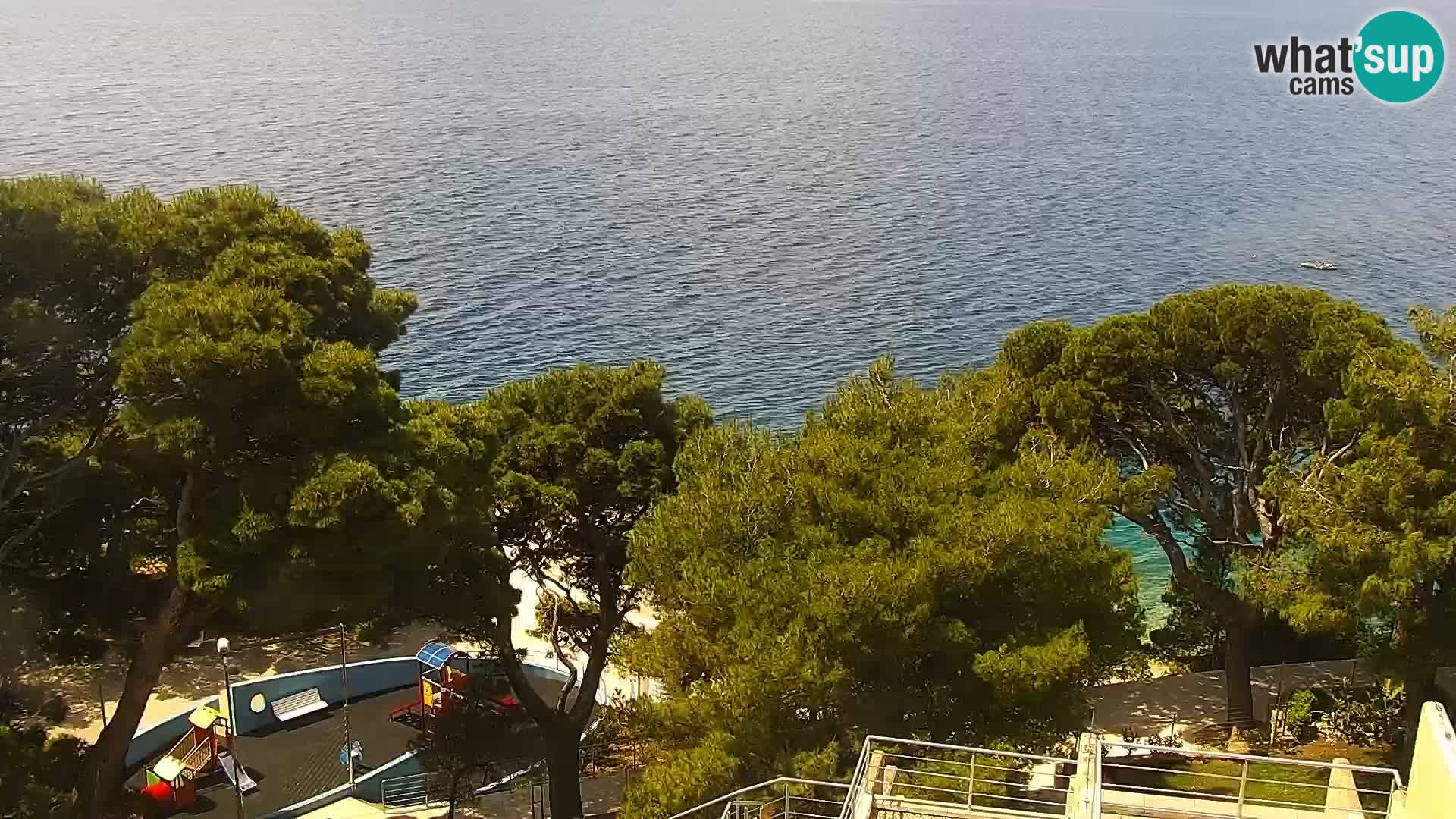 Live webcam Brela – Panorama