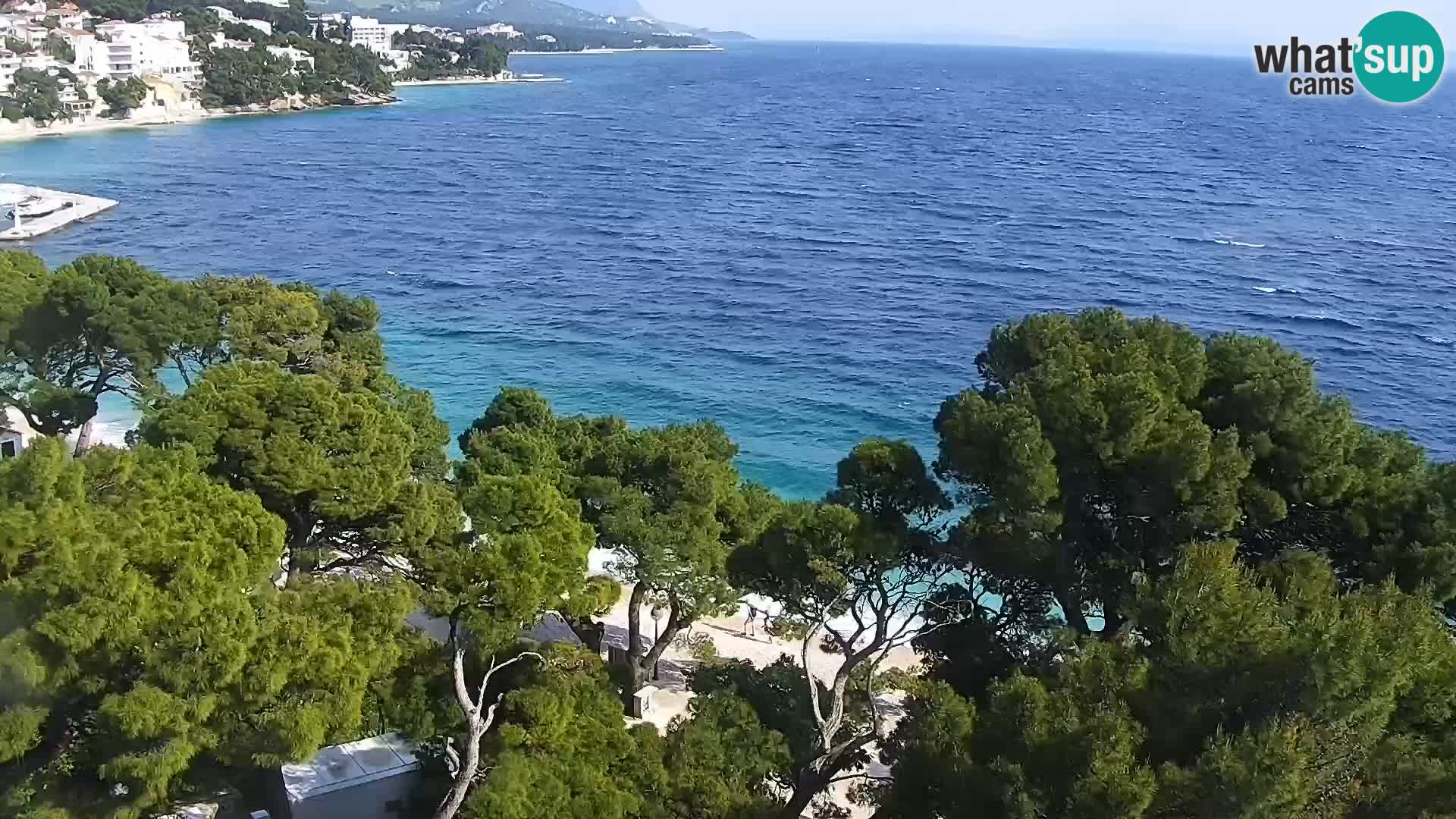 PTZ Webcam Brela – Panorama