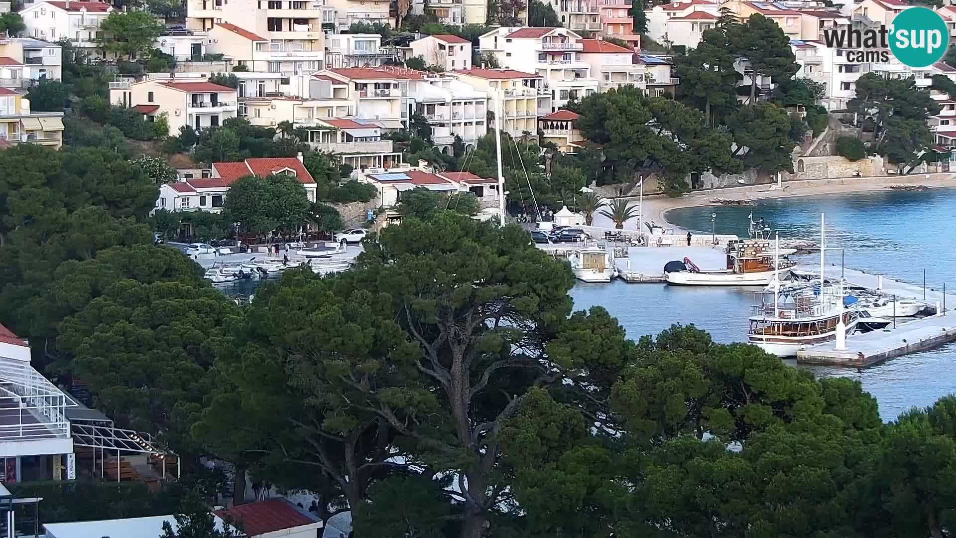 Live webcam Brela – Panorama