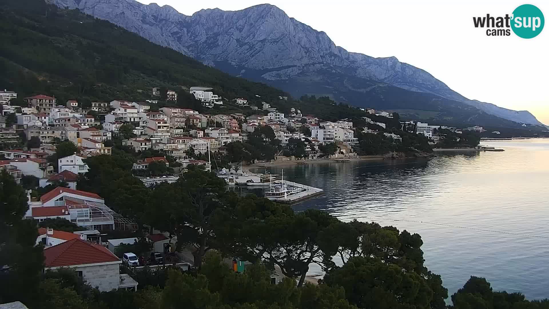 Live webcam Brela – Panorama