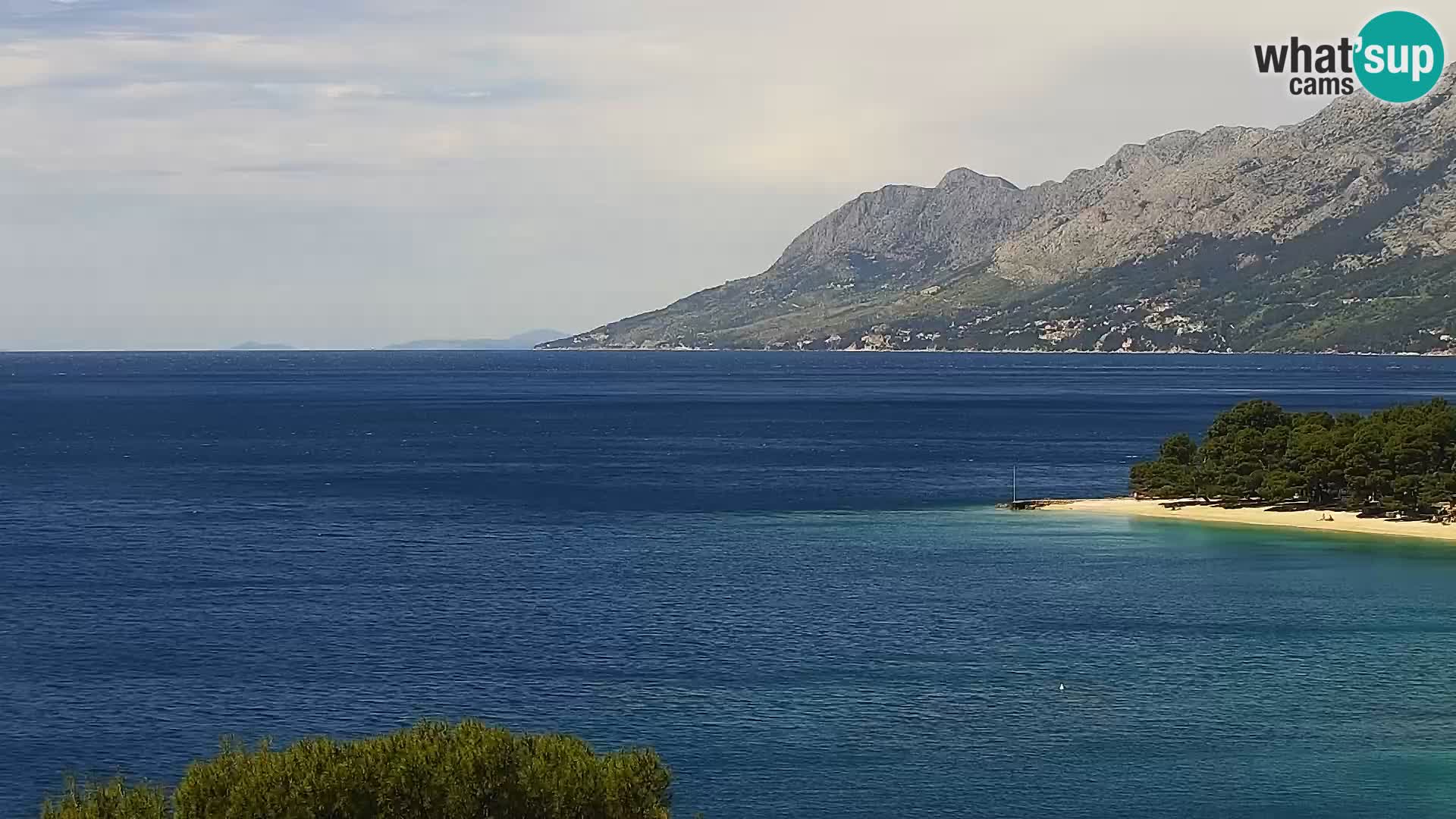 Okretna web kamera Brela – Panorama