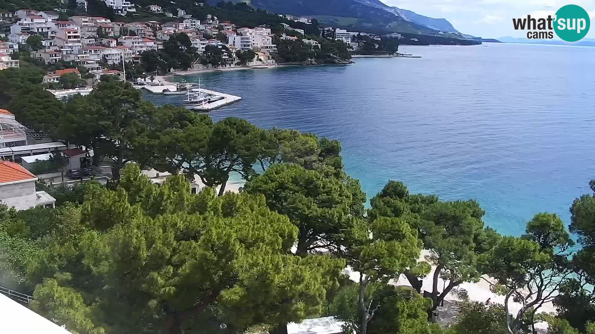 Okretna web kamera Brela – Panorama