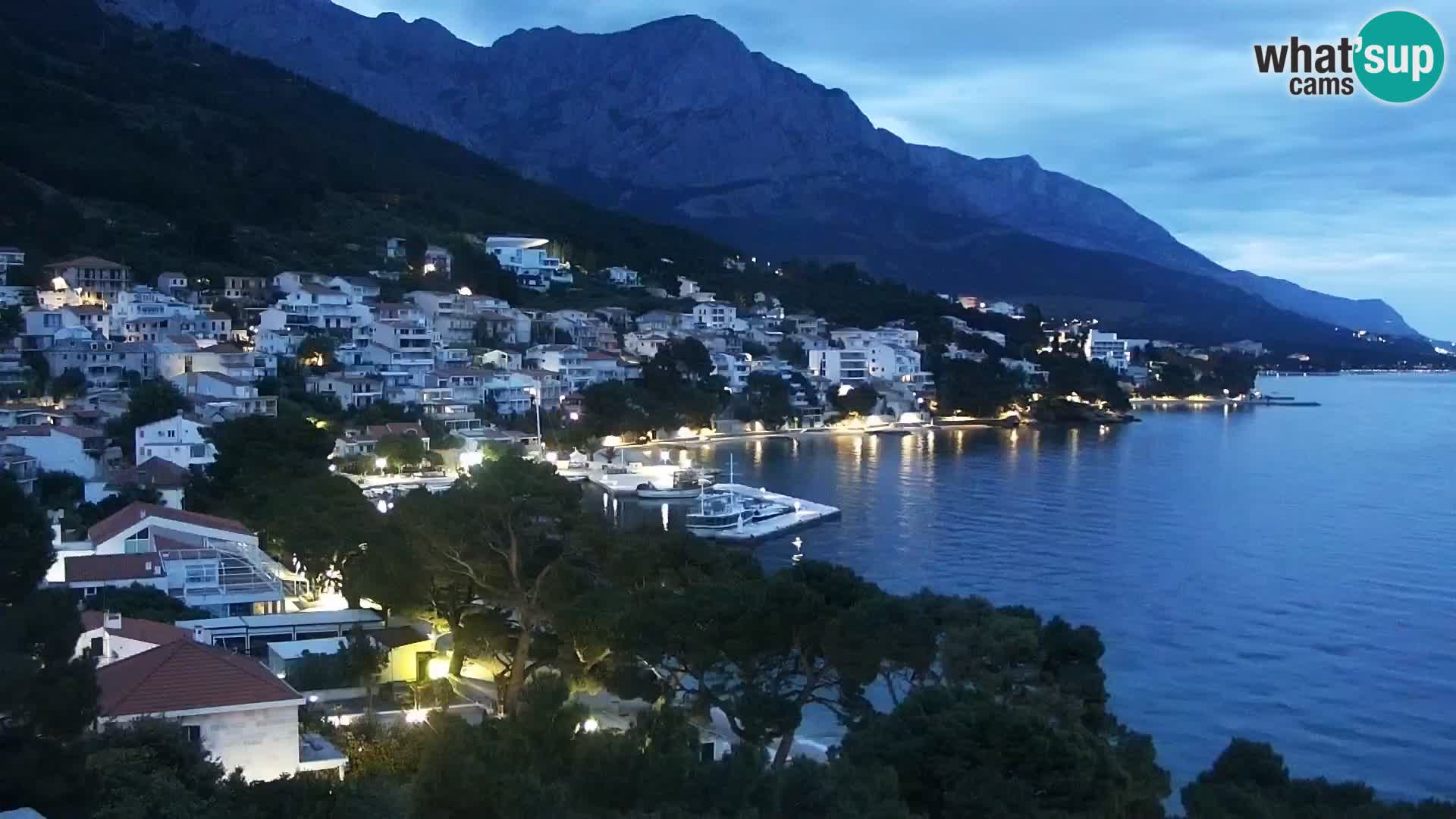 Live webcam Brela – Panorama