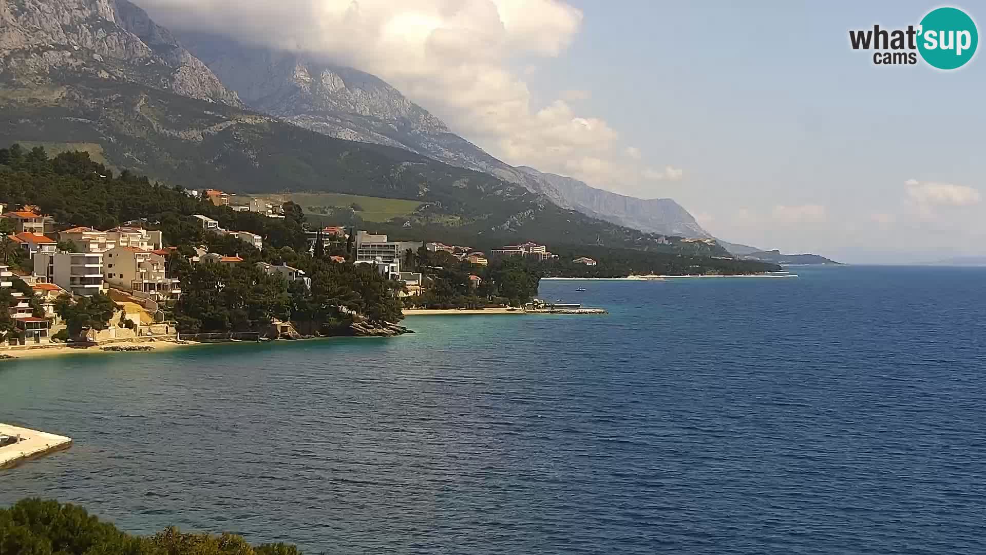 PTZ Webcam Brela – Panorama