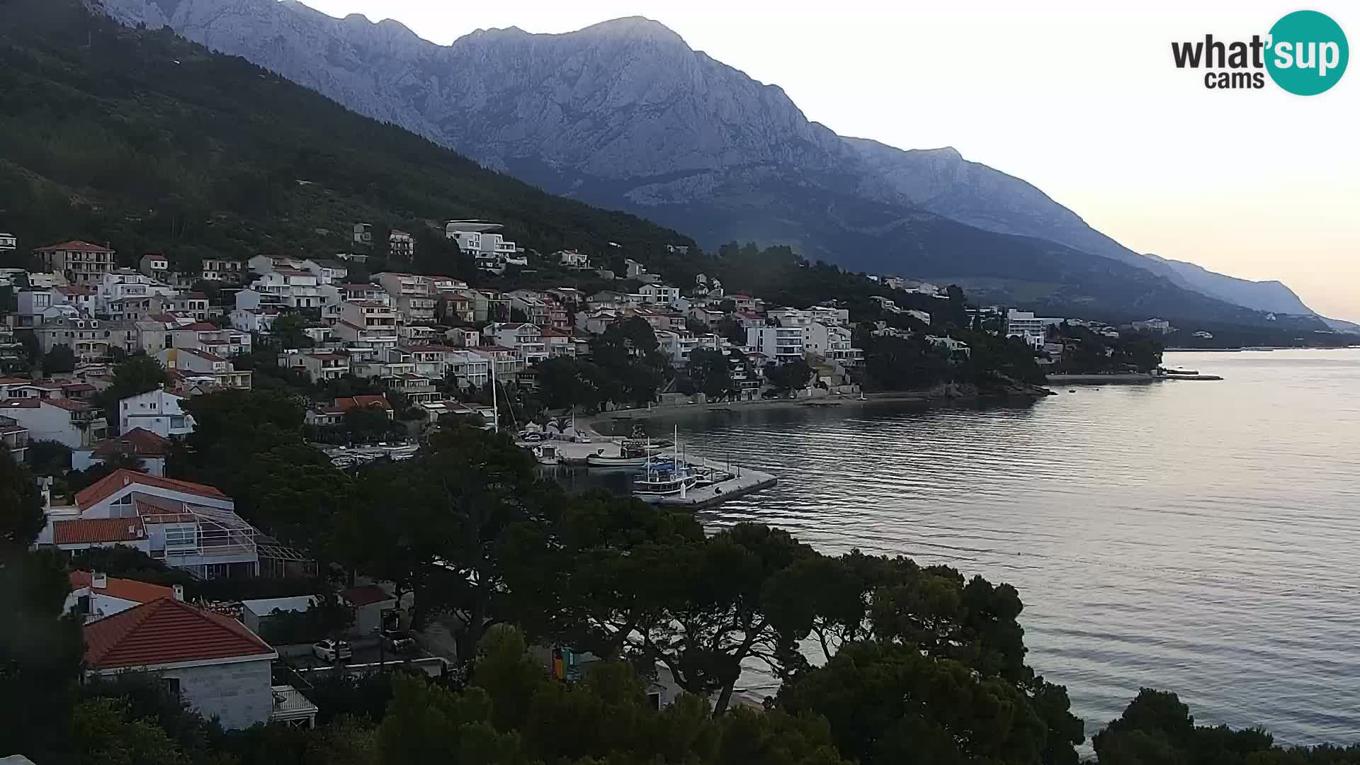 Live webcam Brela – Panorama
