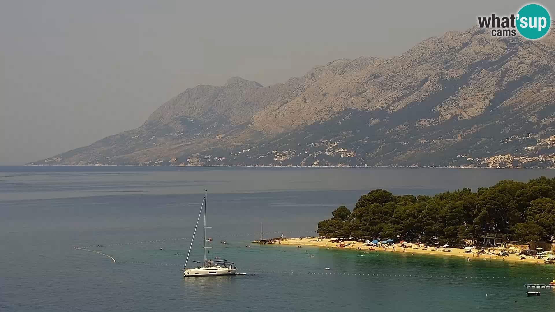 PTZ Webcam Brela – Panorama