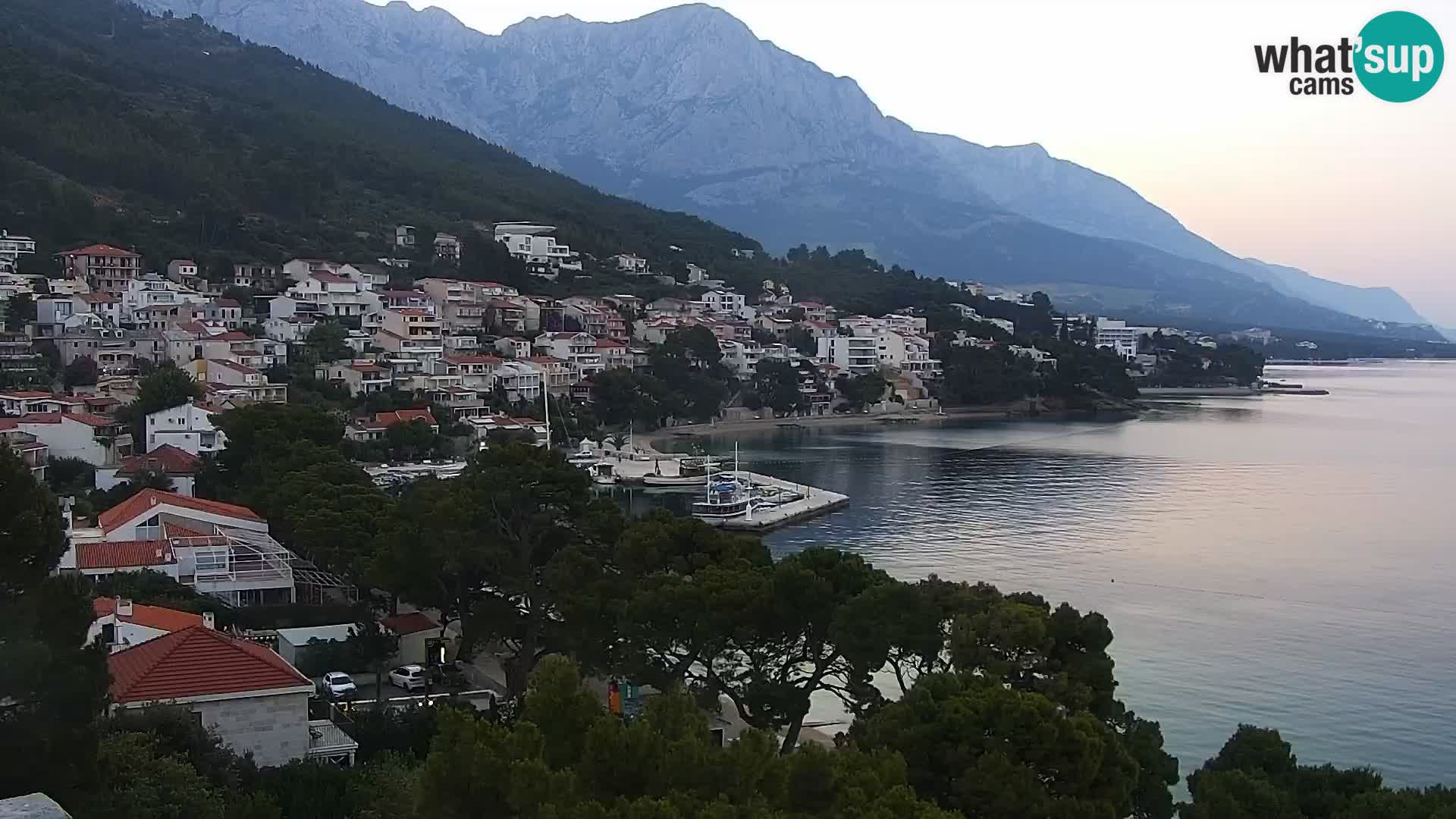 Live webcam Brela – Panorama