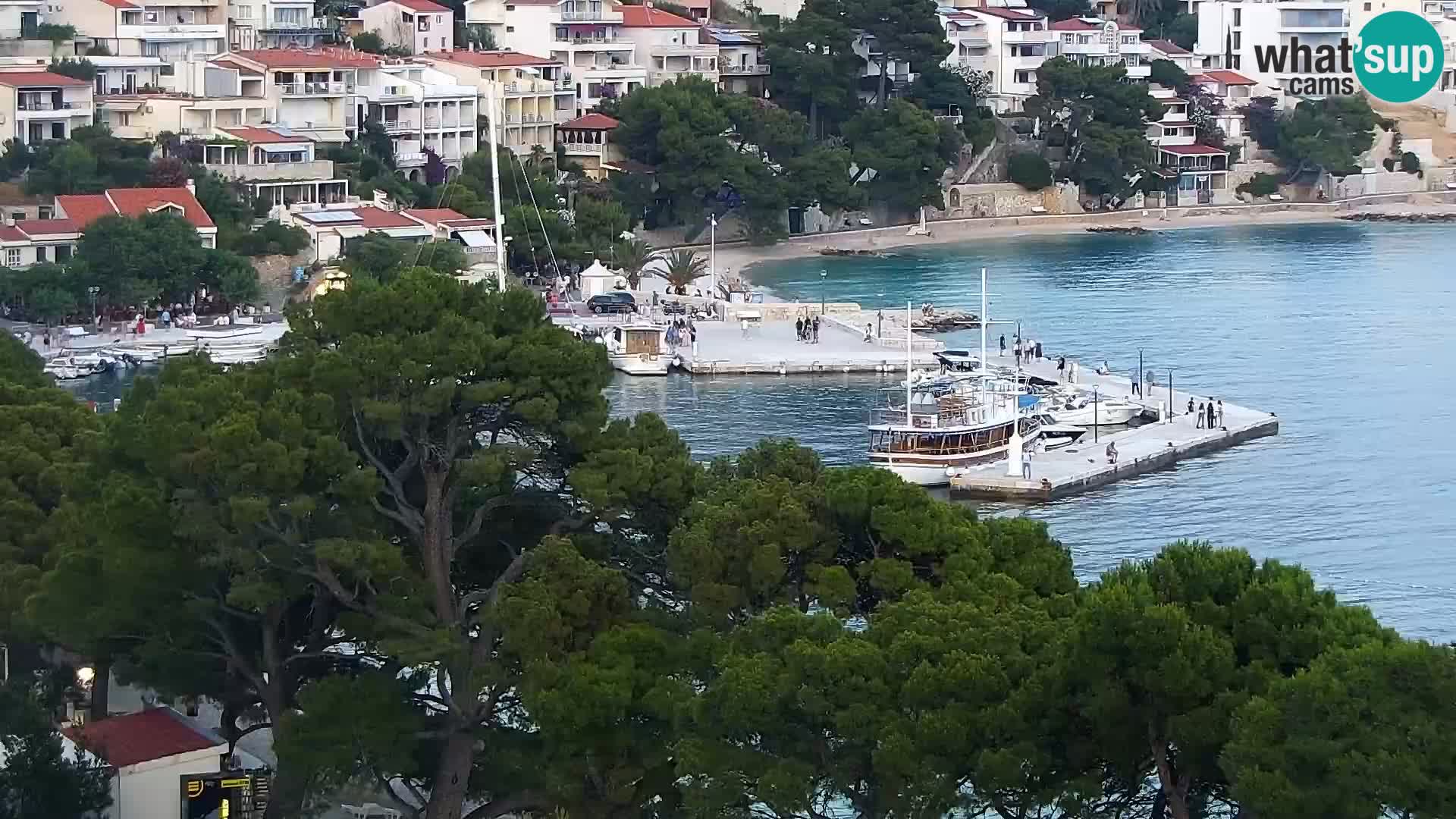 Live webcam Brela – Panorama