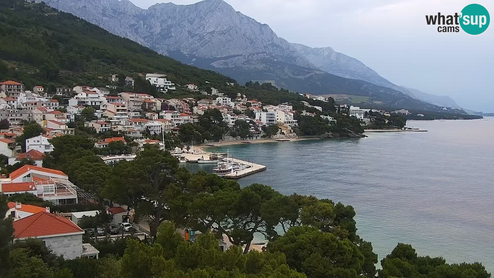 Live webcam Brela – Panorama