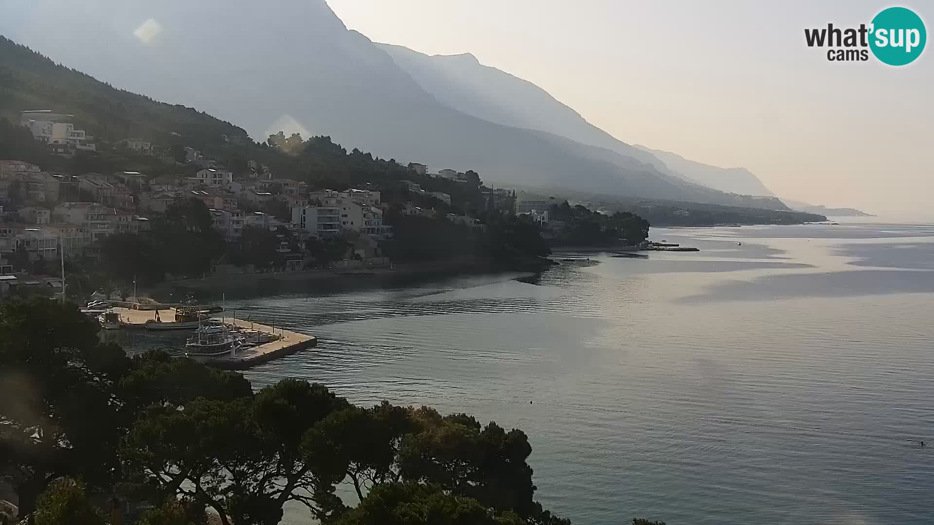 Okretna web kamera Brela – Panorama