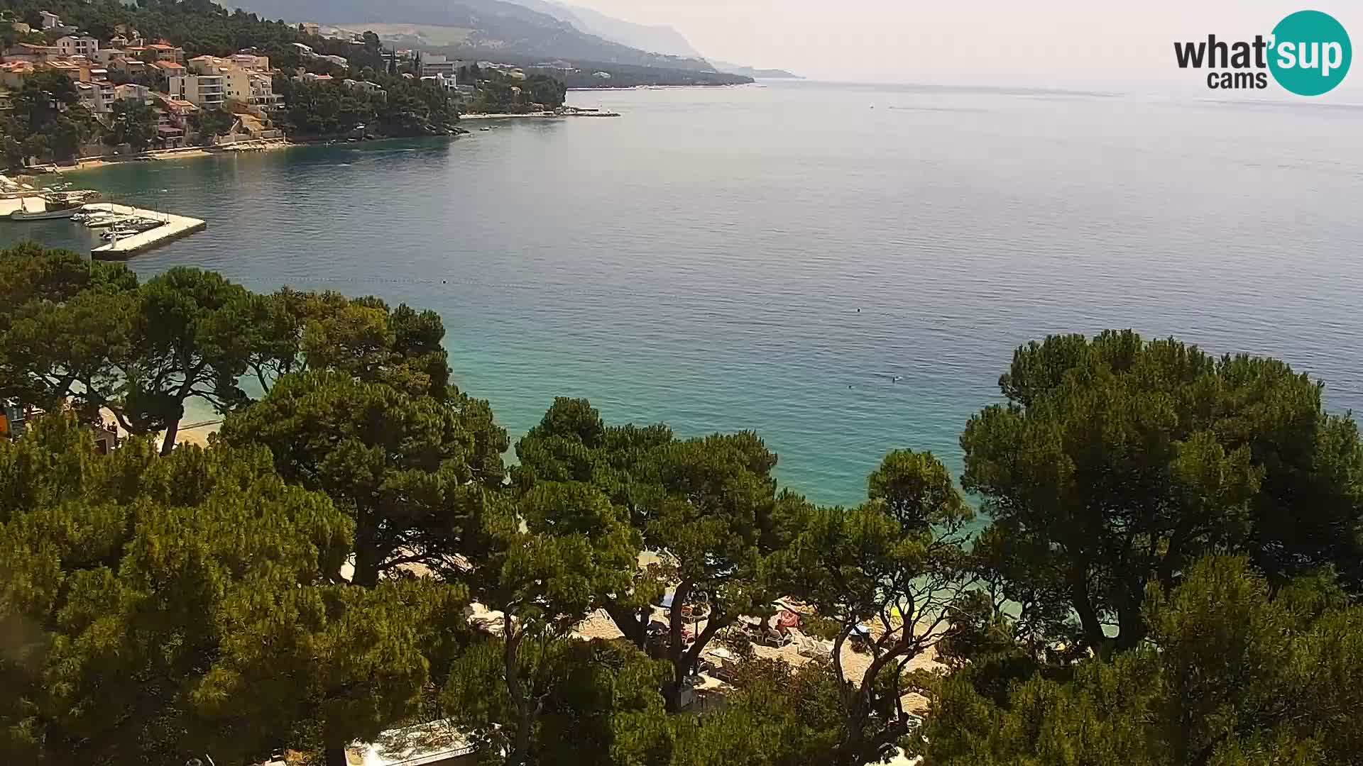 Livecam Brela – Panorama
