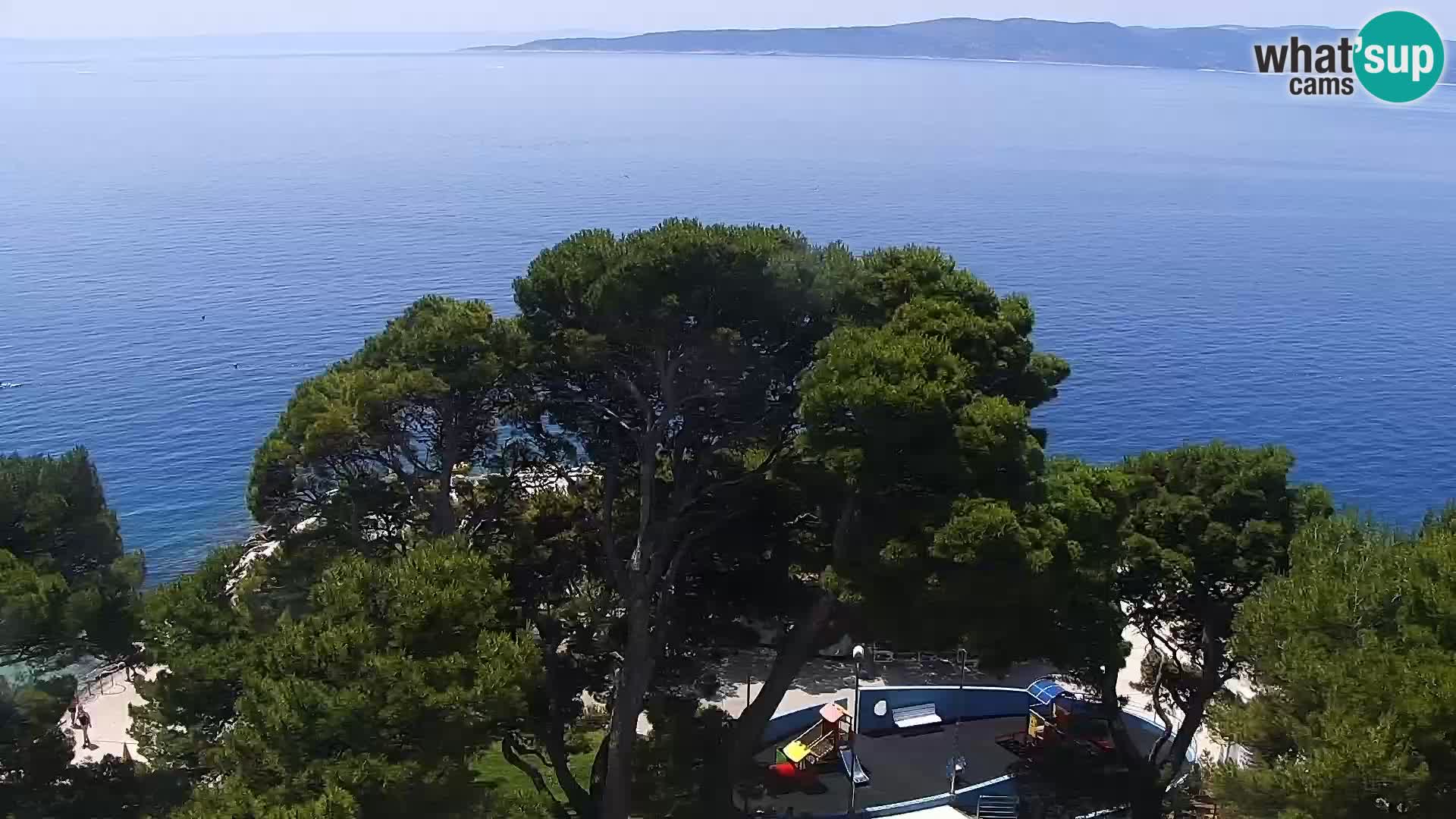 Okretna web kamera Brela – Panorama